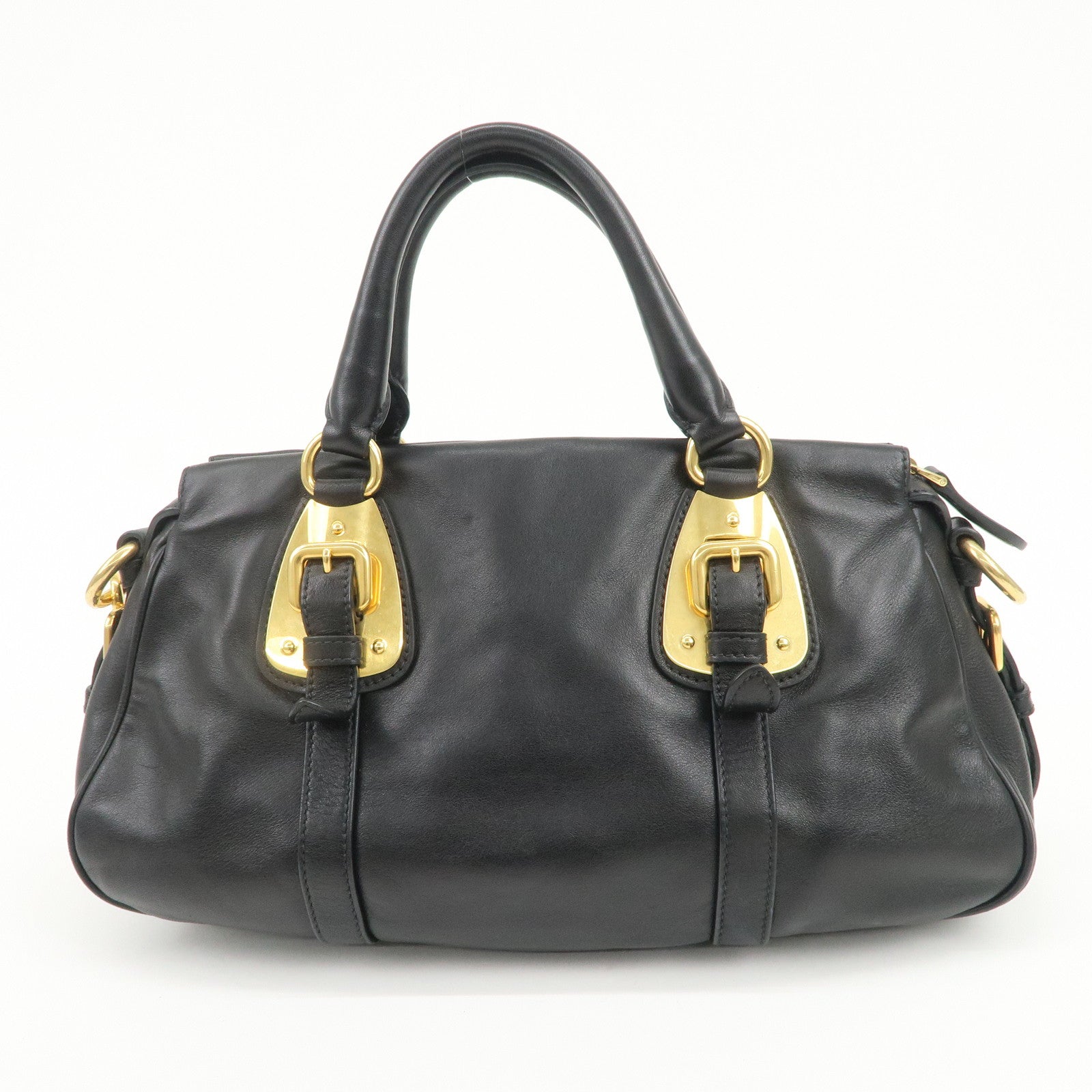 PRADA Logo 2Way Bag Hand Bag Shoulder Bag