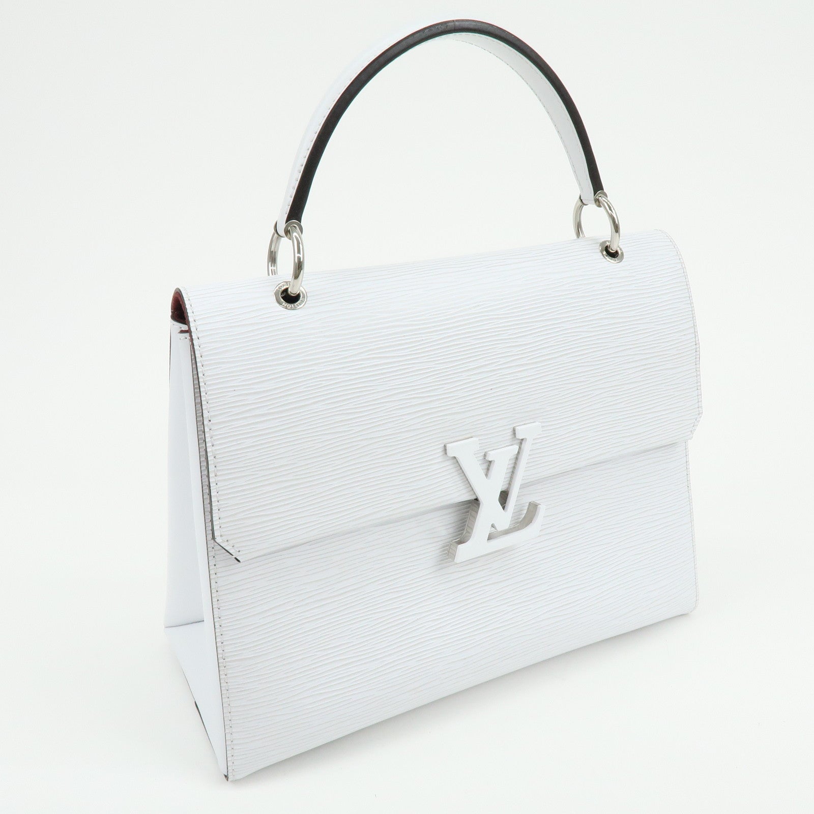 Louis Vuitton Epi Leather Grenelle MM 2Way Hand Bag White M53690