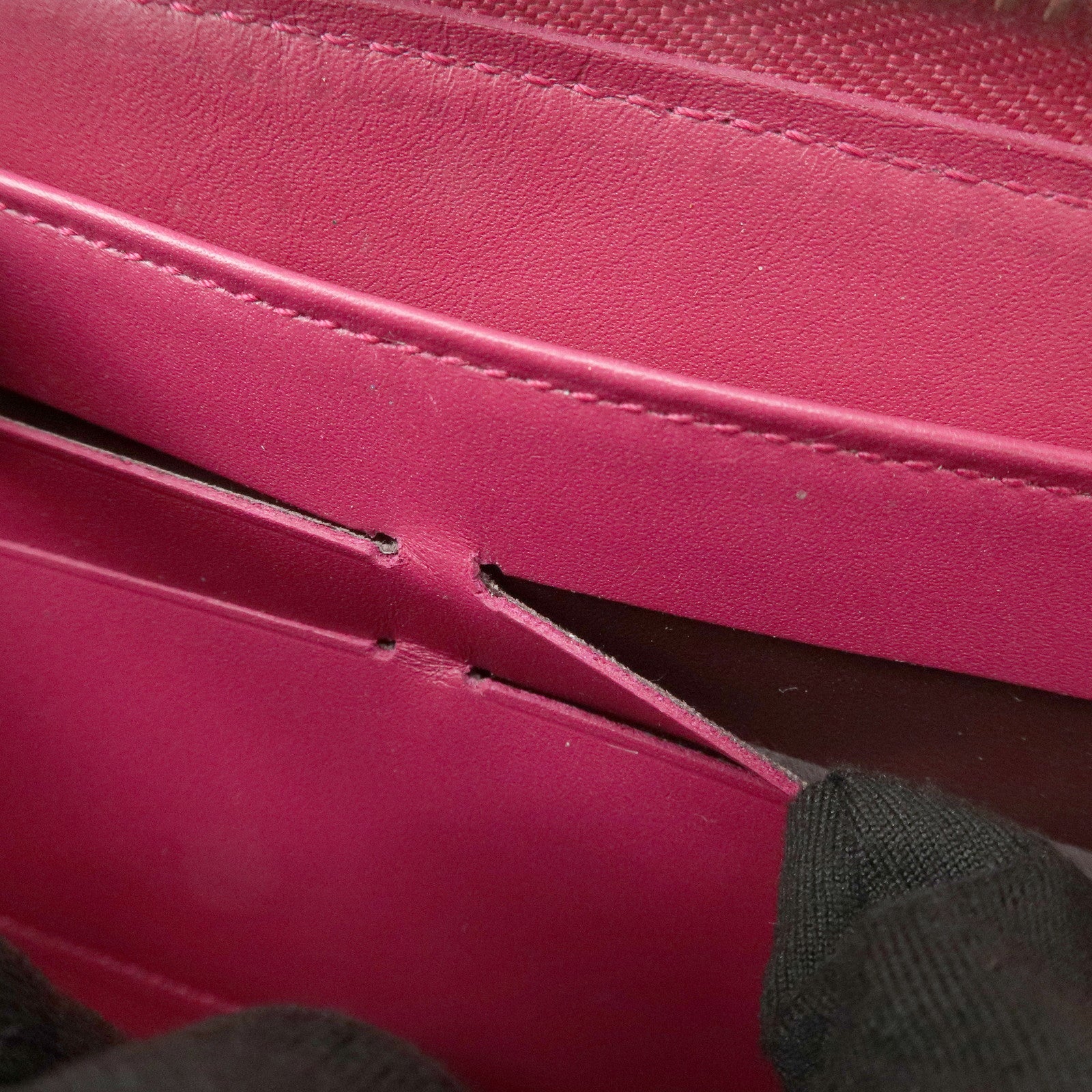 Louis Vuitton Monogram Vernis Round Zippy Wallet Rose Indien M91597 Used