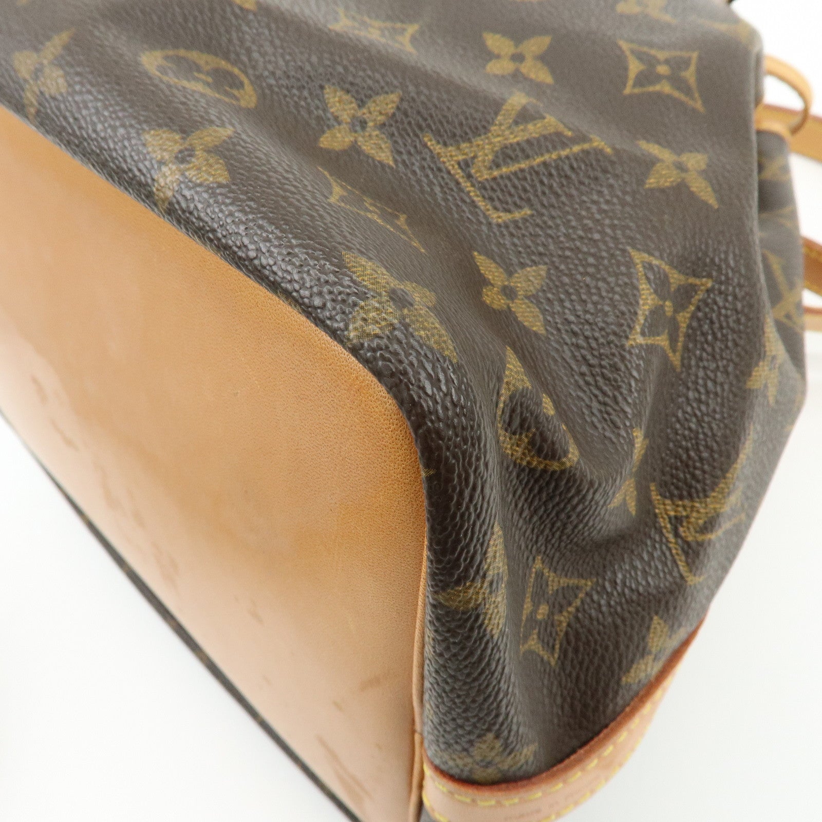 Louis Vuitton Monogram Petit Noe Shoulder Bag Brown M42226
