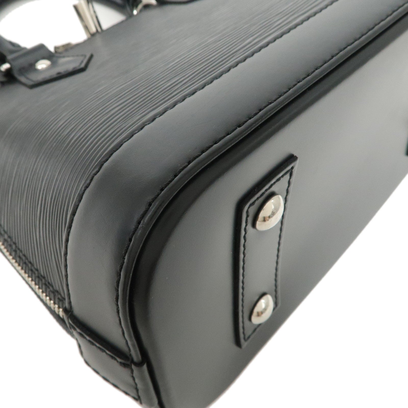 Louis Vuitton Epi Alma BB 2Way Hand Shoulder Bag Noir Black M40862