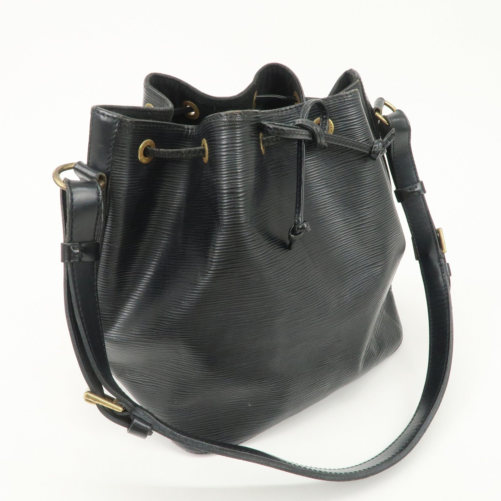 Louis Vuitton Epi Petit Noe Shoulder Bag Noir Black M59012