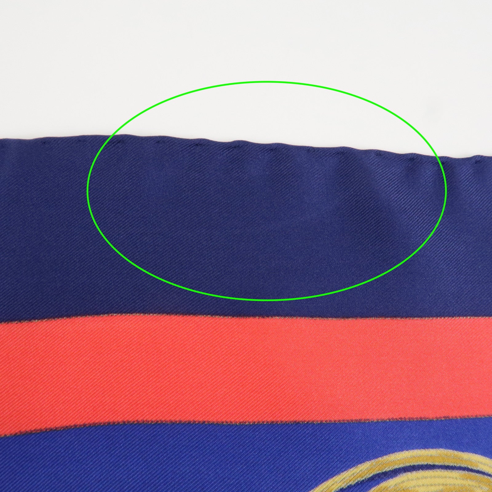 HERMES Carre 90 Silk 100% Scarf Cheval Turc Blue Gold Navy Used