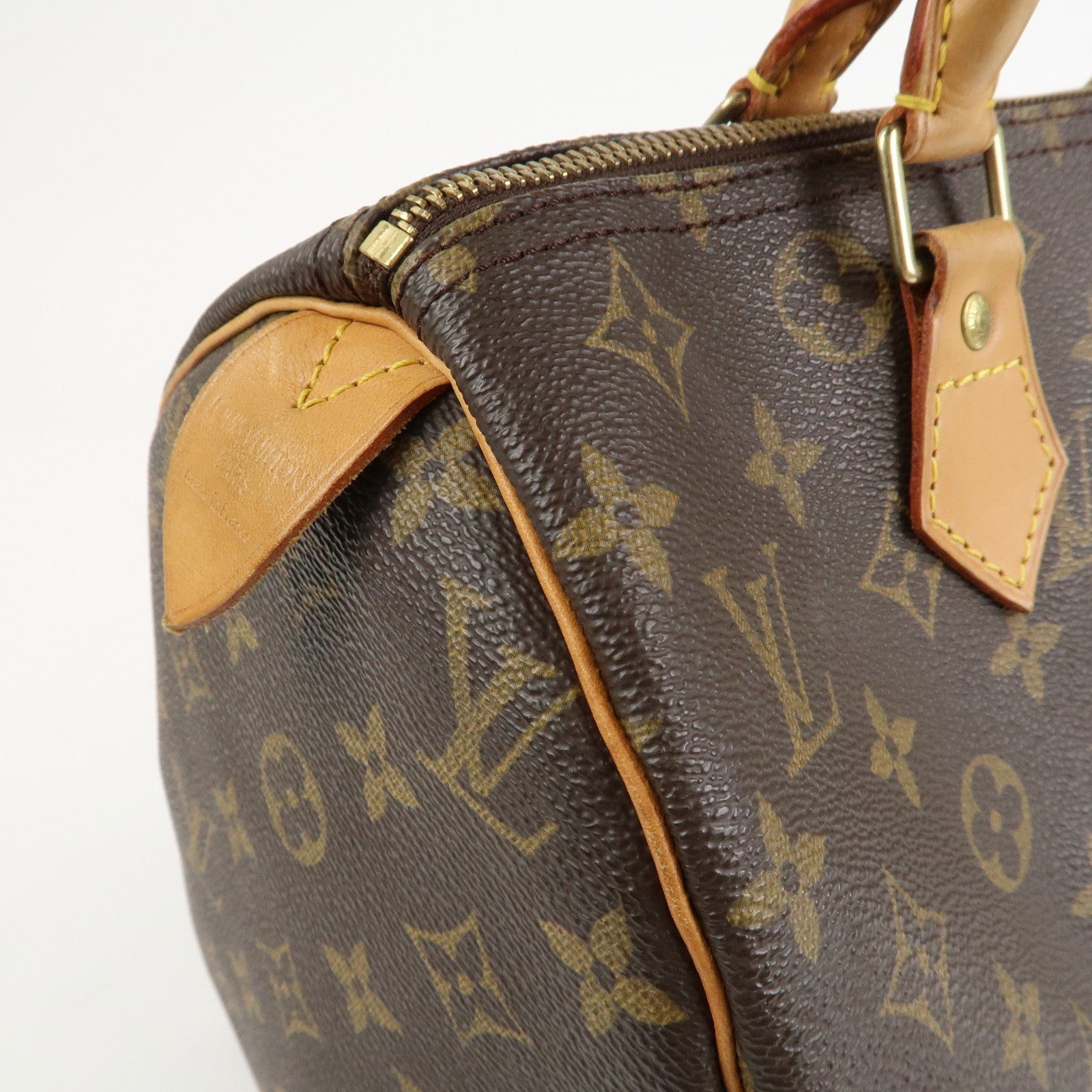 Louis Vuitton Monogram Speedy 30 Boston Bag Hand Bag Brown M41526