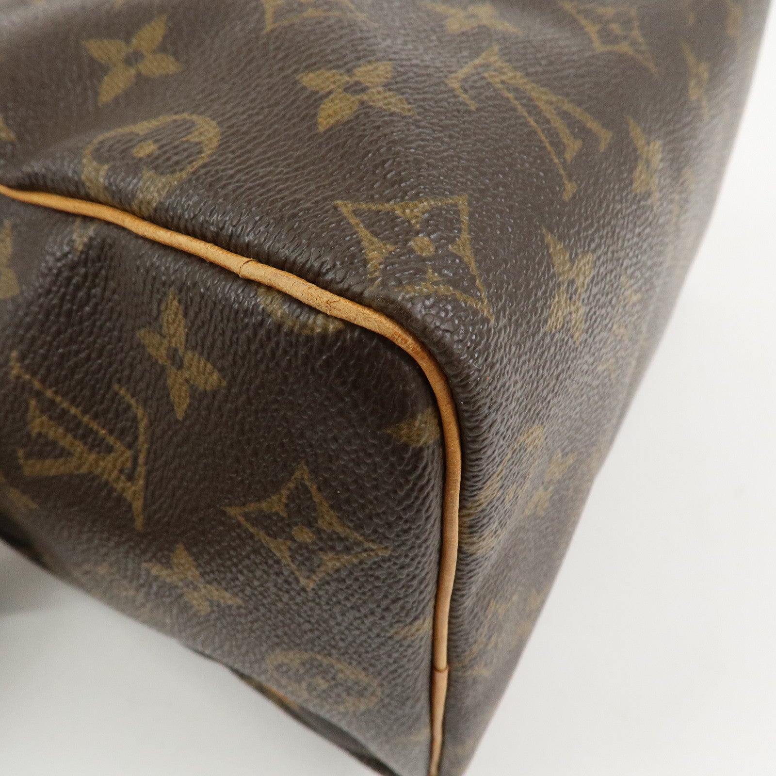 Louis Vuitton Monogram Speedy 25 Boston Bag Hand Bag Brown M41528