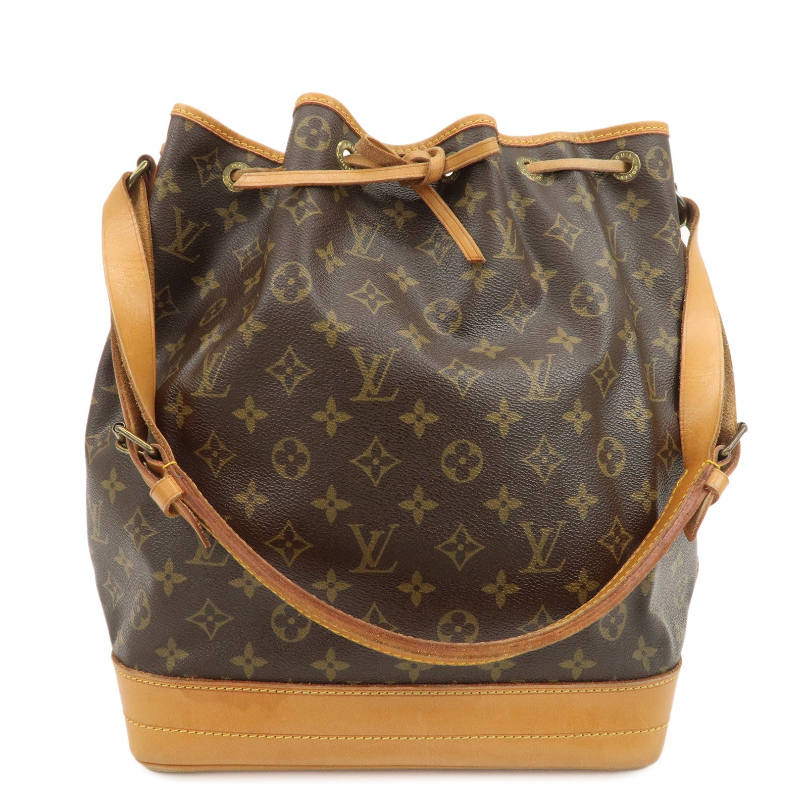 Louis Vuitton Monogram Noe Shoulder Bag Hand Bag Brown M42224