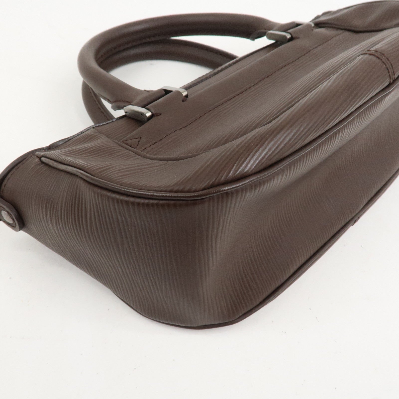 Louis Vuitton Epi Leather Dhanura Hand Bag Mocha M5891D