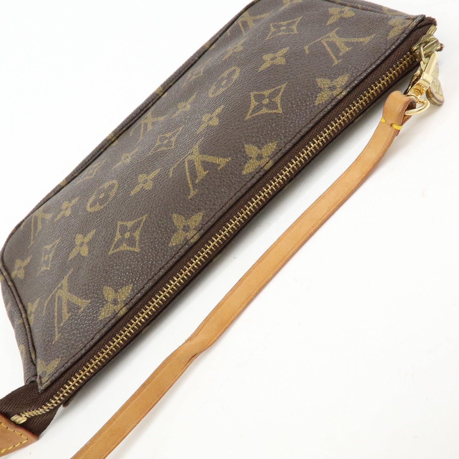 Louis Vuitton Monogram Pochette Accessoires Pouch Hand Bag M51980