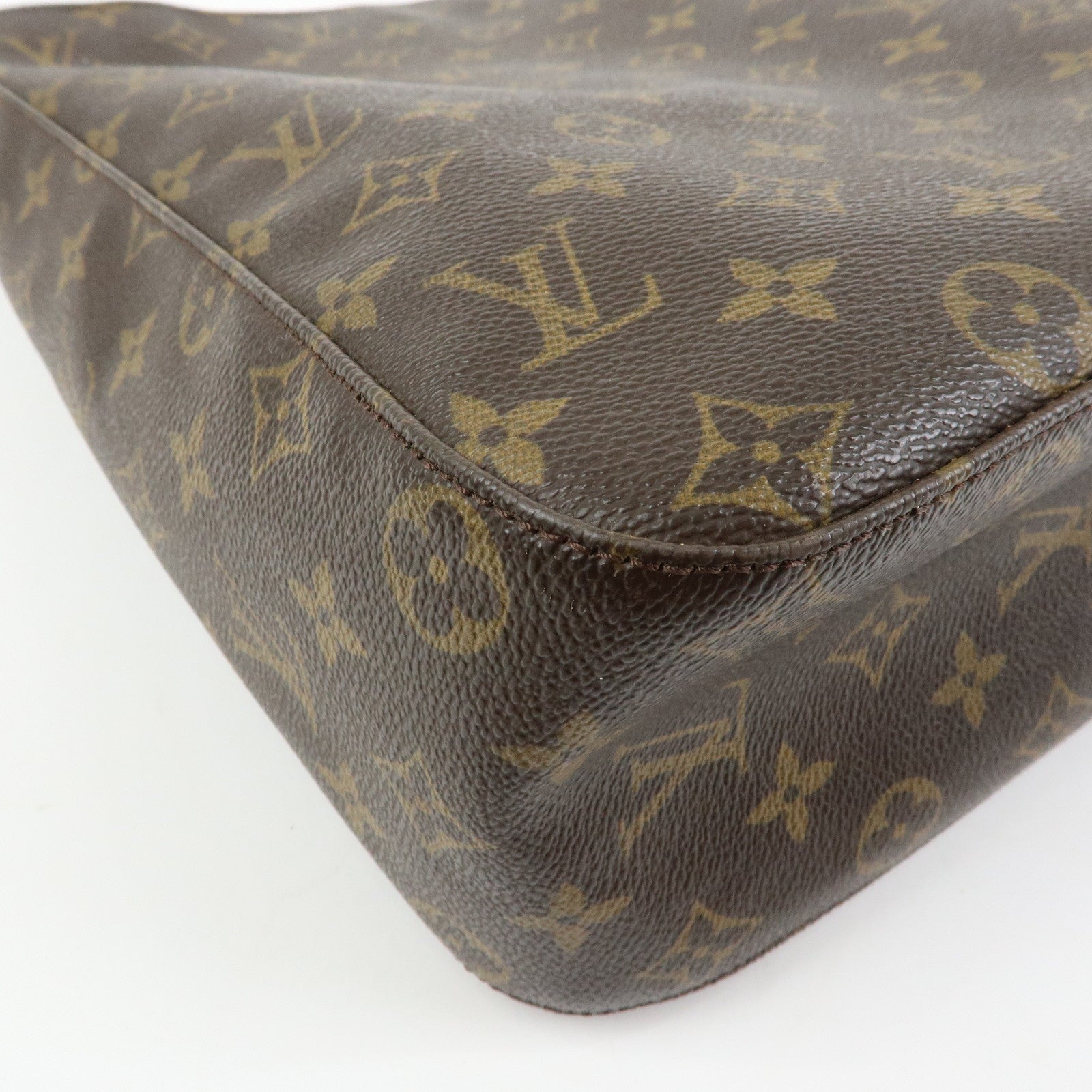 Louis Vuitton Monogram Looping GM Shoulder Bag Brown M51145