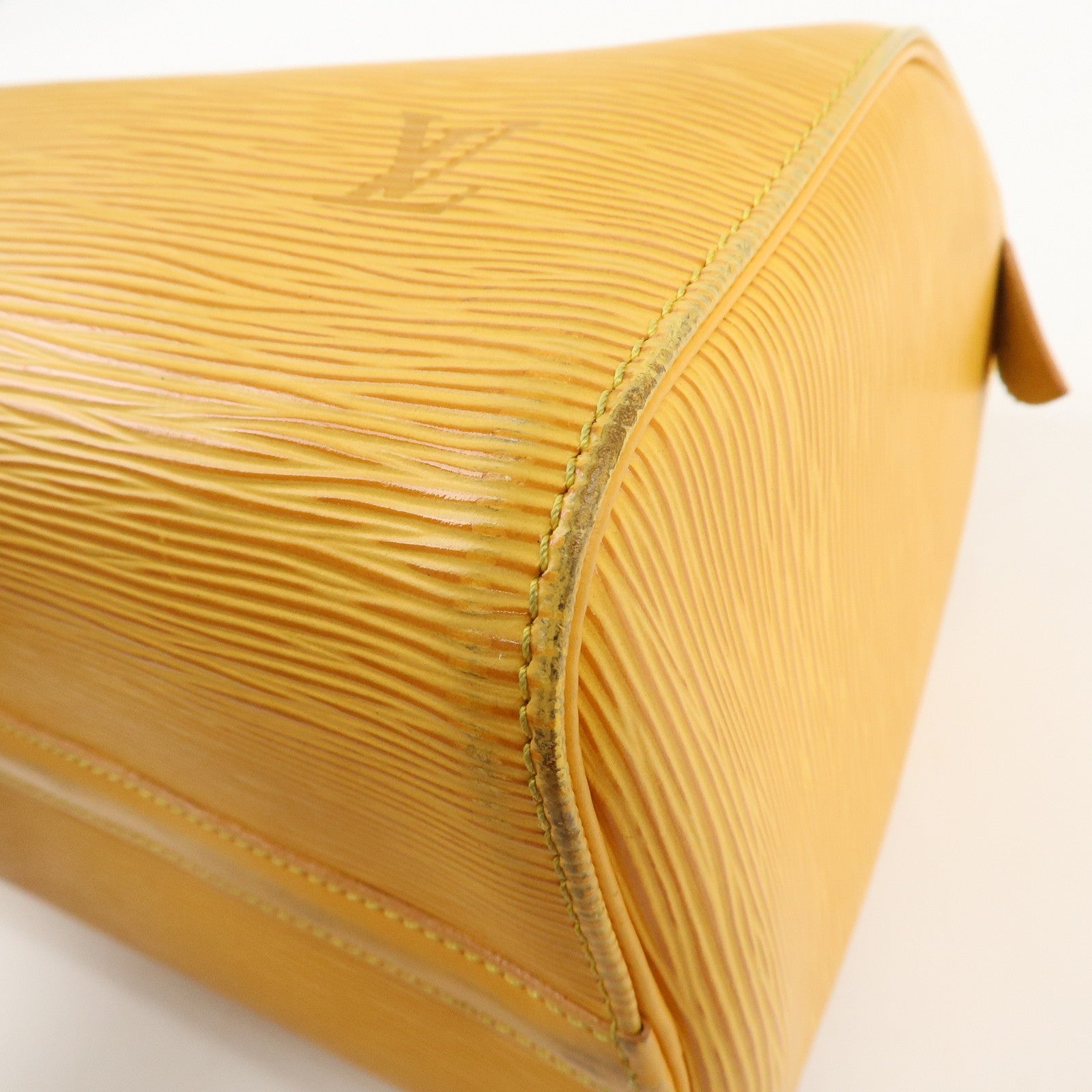 Louis Vuitton Epi Speedy 25 Boston Bag Hand Bag Yellow M43019 Used