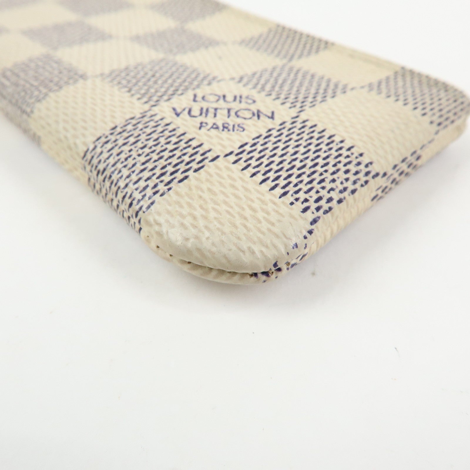 Louis Vuitton Set of 3 Monogram Damier Azur Canvas Pochette Cles