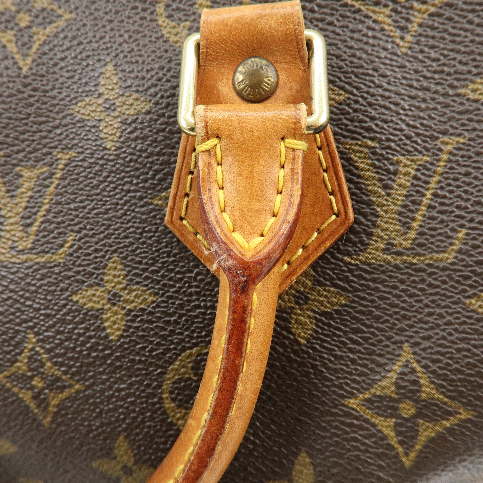 Louis Vuitton Monogram Speedy 25 Boston Bag Hand Bag Brown M41528