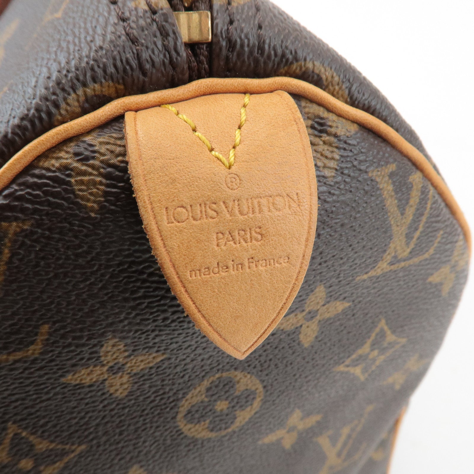 Louis Vuitton Monogram Speedy 30 Hand Bag Boston Bag M41526 Used