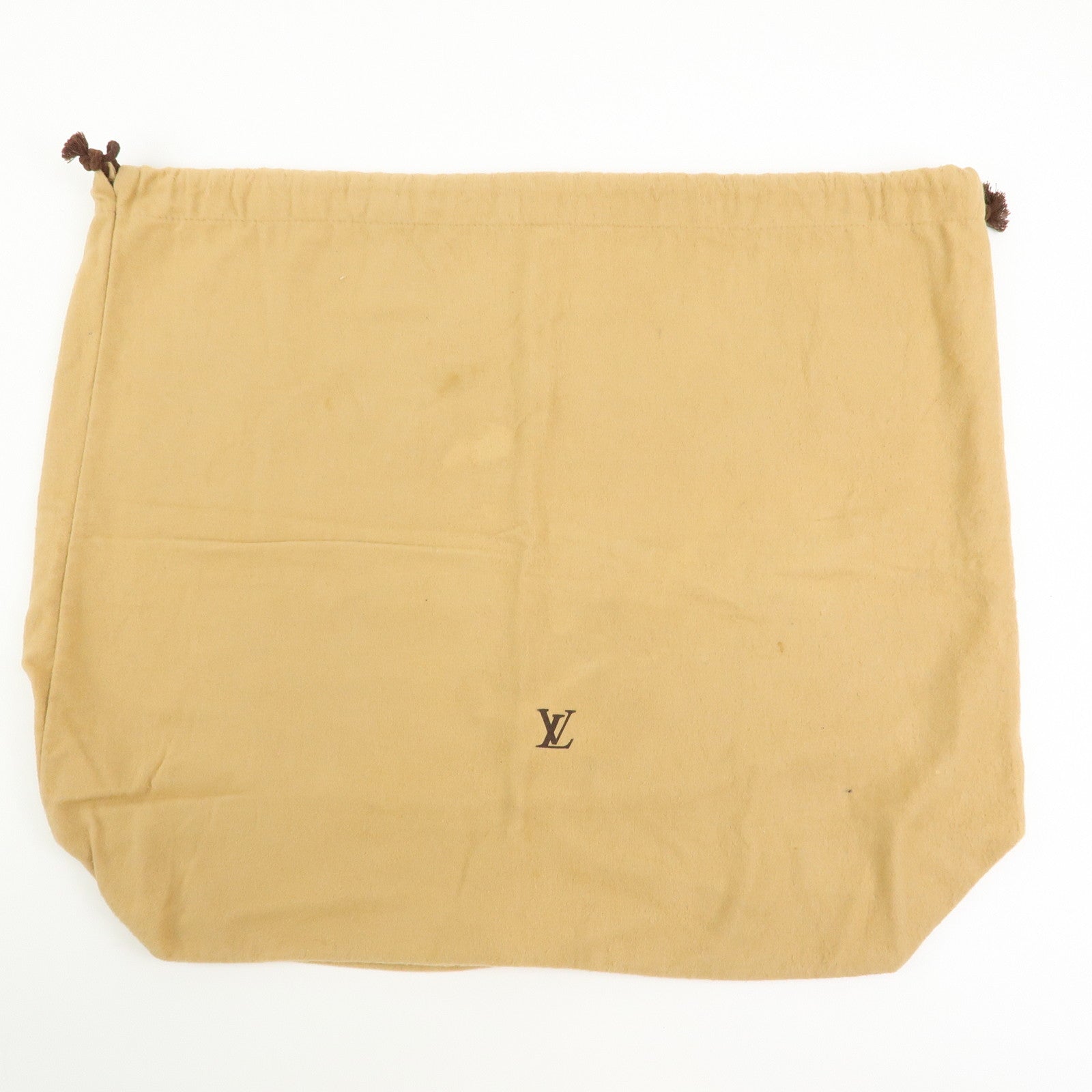 Louis Vuitton Set of 10 Dust Bag Storage Bag Drawstring Style Beige