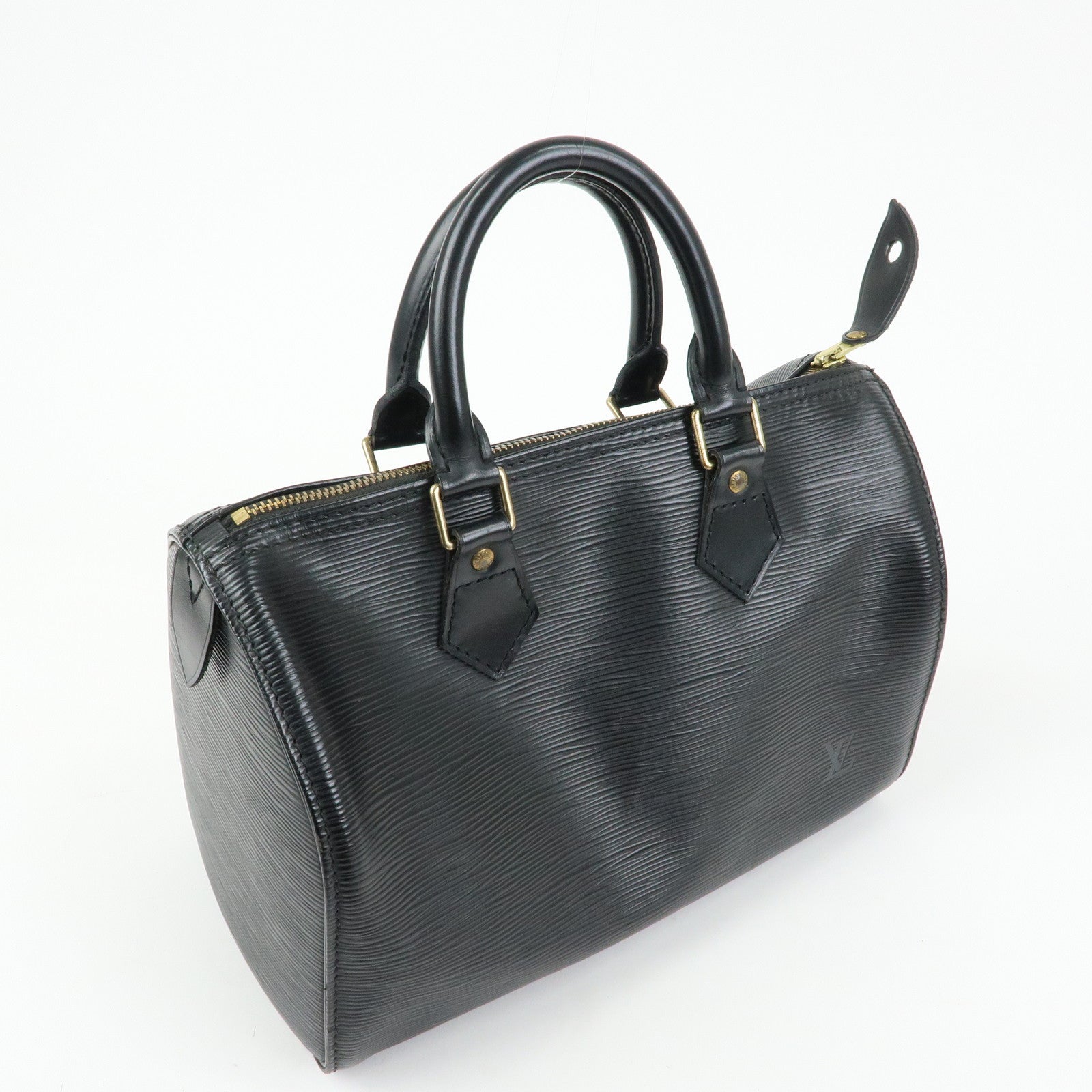 Louis Vuitton Epi Speedy 25 Boston Bag Hand Bag Noir Black M43012