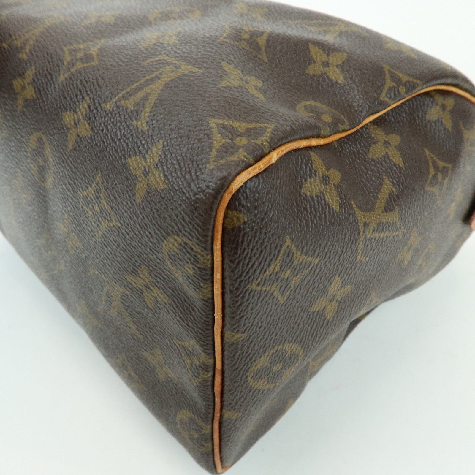 Louis Vuitton Monogram Speedy 25 Boston Bag Hand Bag Brown M41528