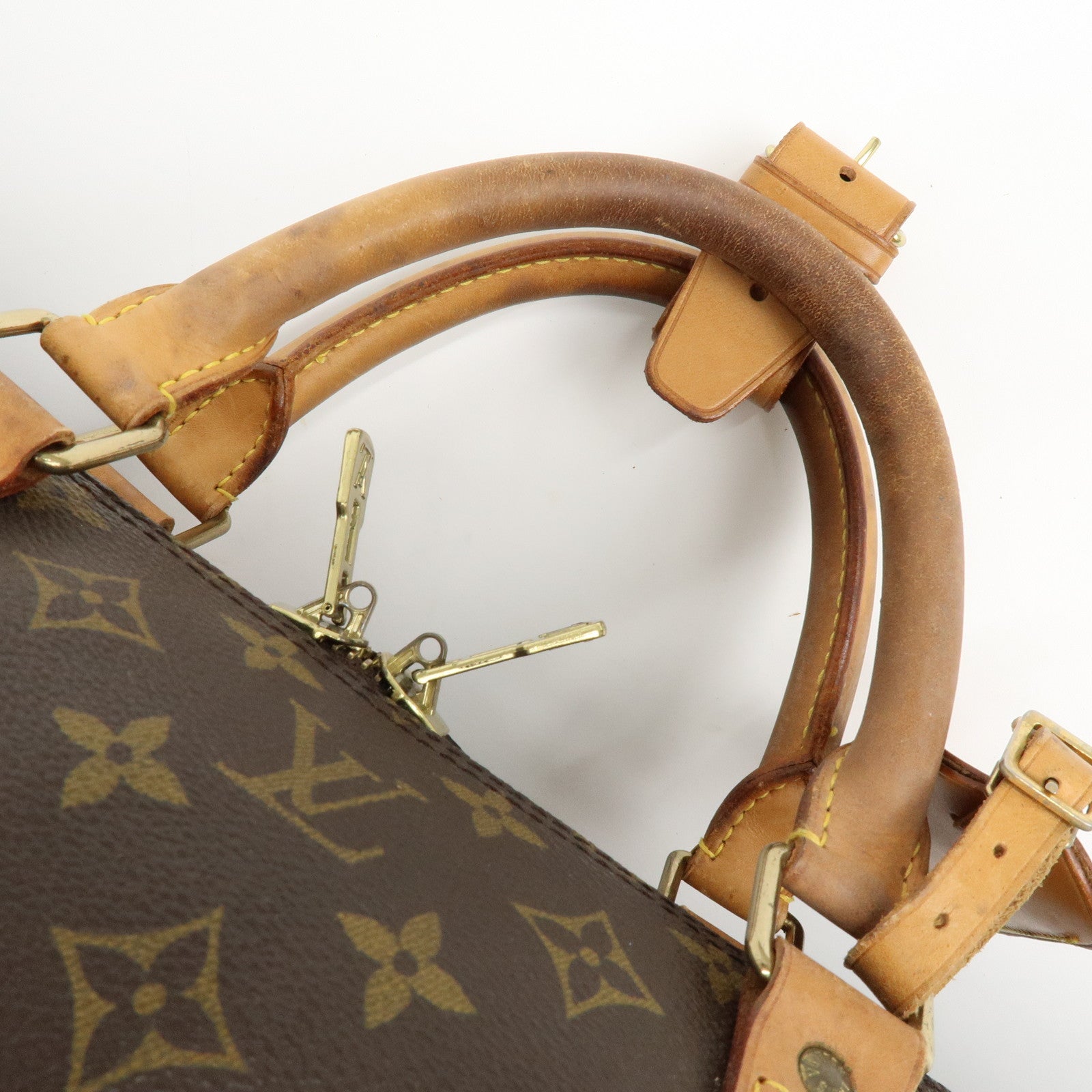 Louis Vuitton Monogram Keep All Bandouliere 60 Boston Bag M41412