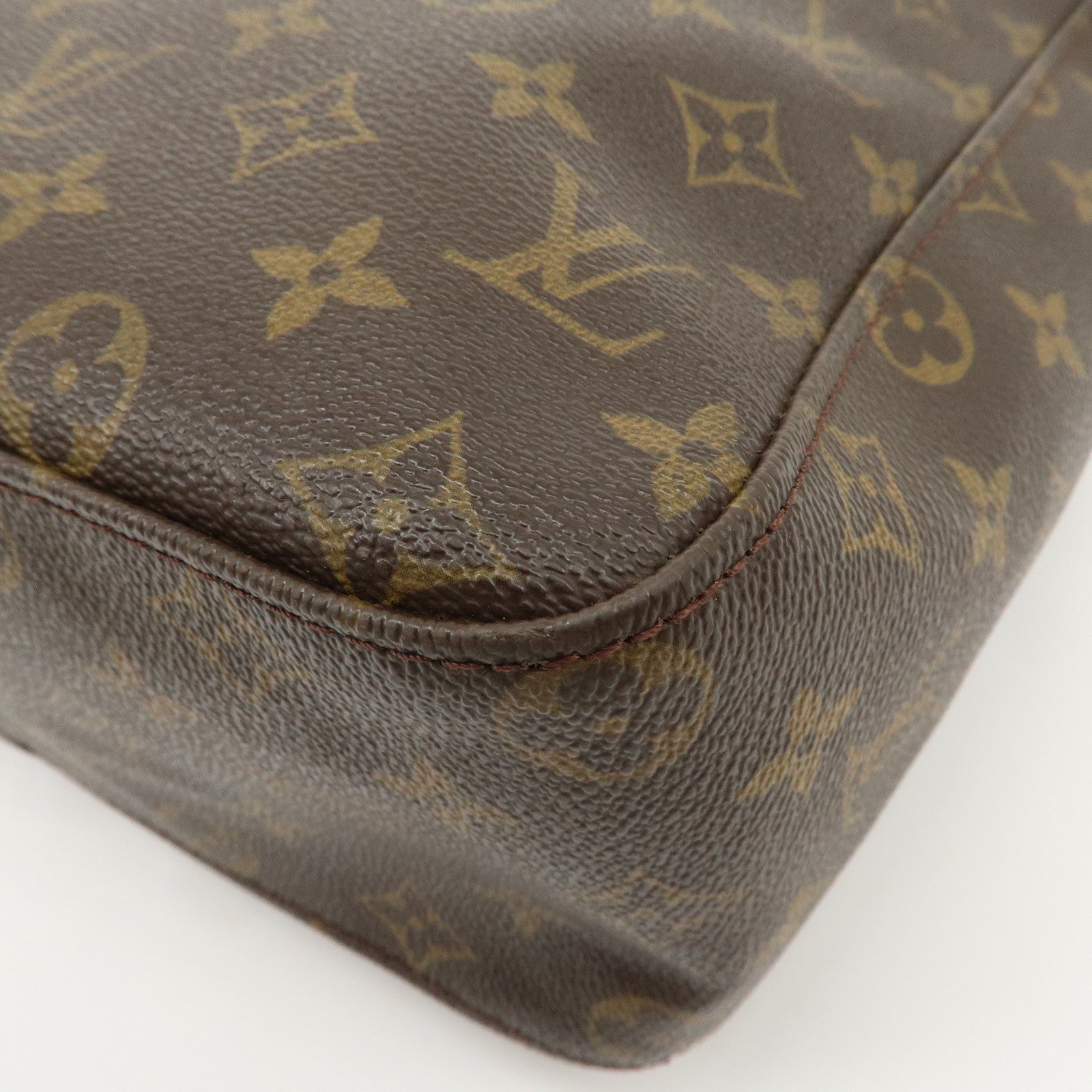 Louis Vuitton Monogram Looping GM Shoulder Bag Brown M51145