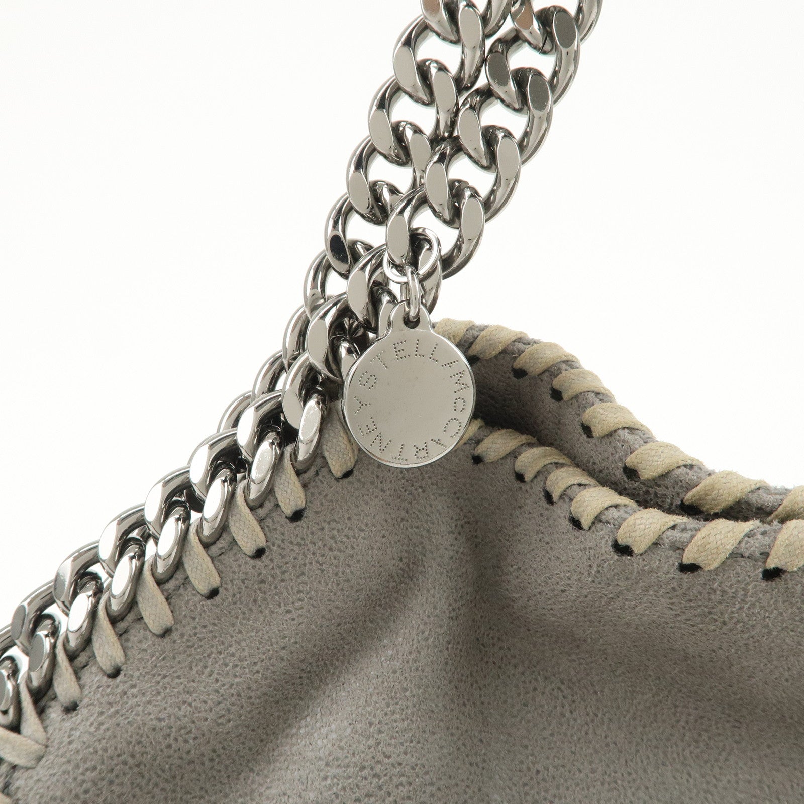 STELLA MCCARTNEY Polyester Falabella 2Way Shoulder Bag Gray