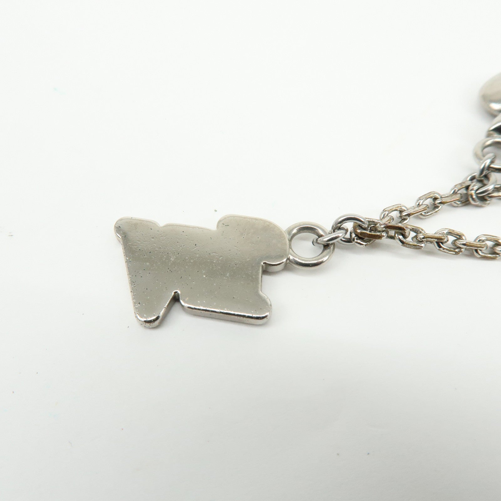 Louis Vuitton Collier LV Dove Metal Silver Necklace M00957