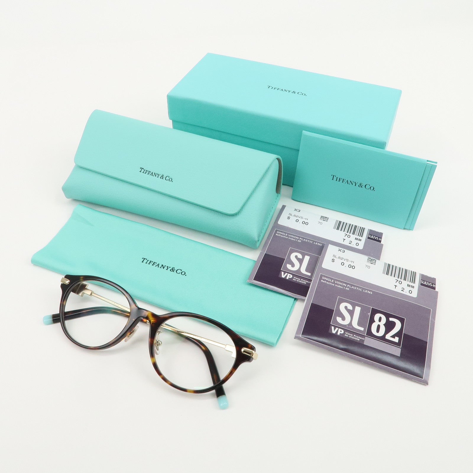Tiffany & Co T Collection Plastic Glasses TF 2218-D 8015 50□18 140