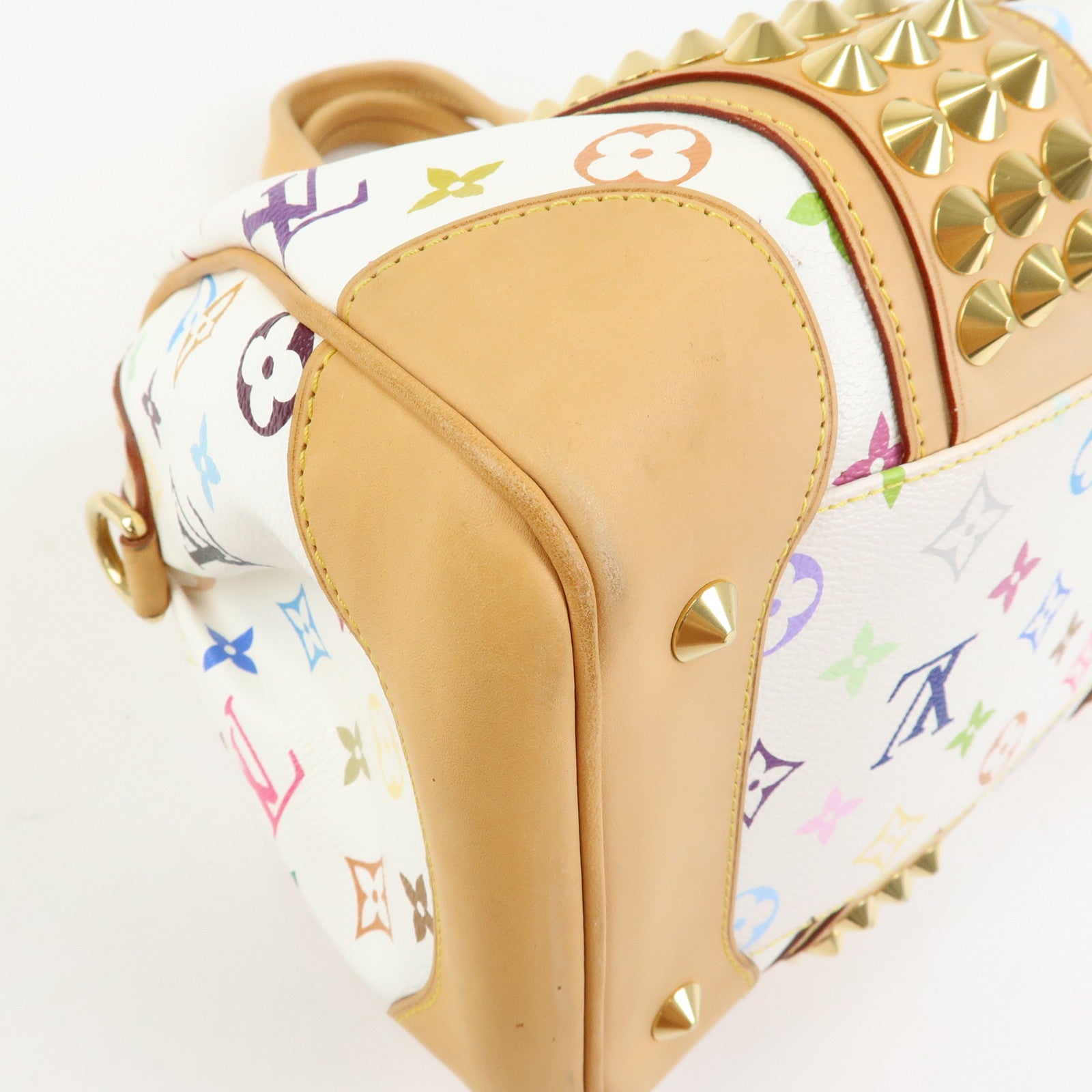 Louis Vuitton Monogram Multicolor Courtney MM 2Way Bag Blanc M45641