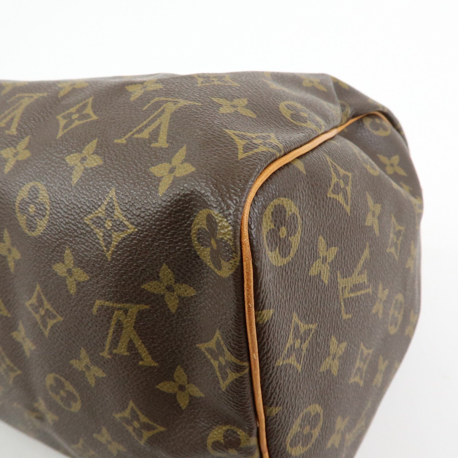 Louis Vuitton Monogram Speedy 40 Hand Bag Boston Bag Brown M41522