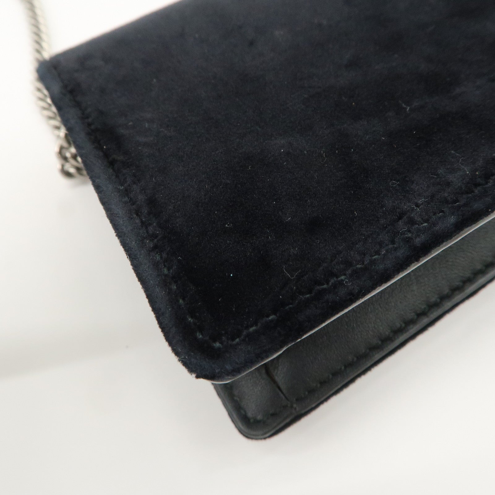 GUCCI Dionysus Super Mini Bag Velvet Chain Shoulder Bag 476432