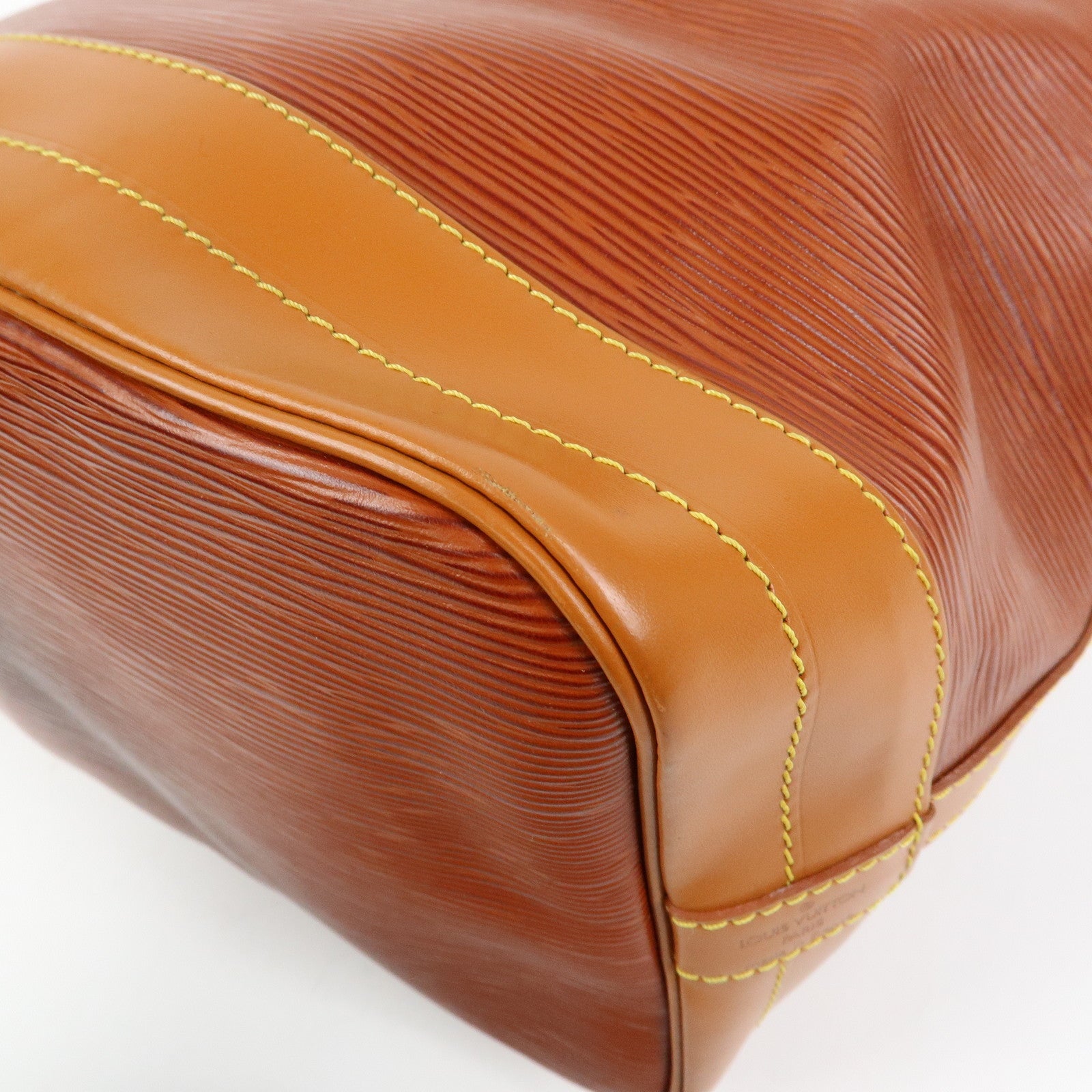 Louis Vuitton Epi Noe Bi-Color Shoulder Bag Kenya Brown M44028