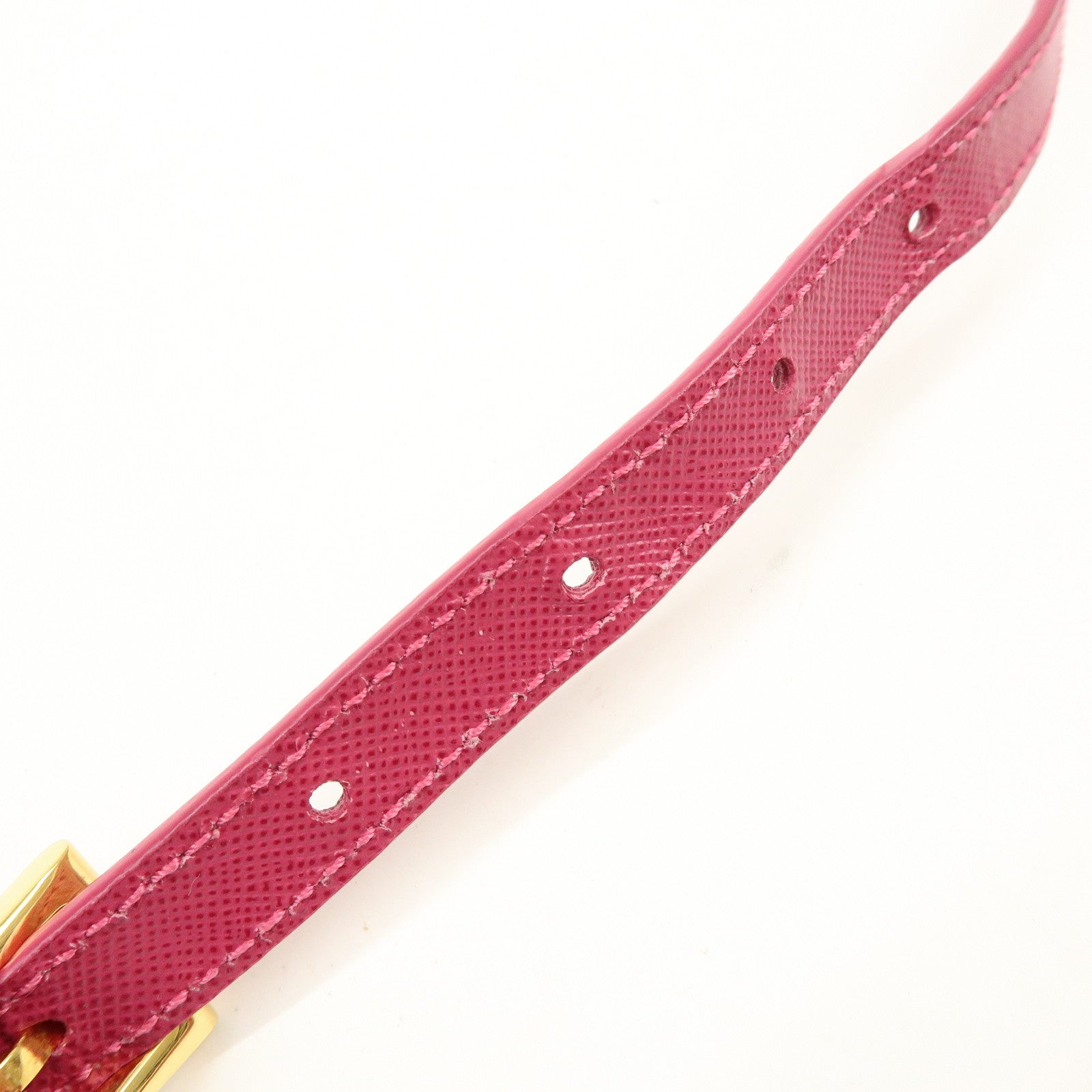PRADA Triangle Logo Nylon 2Way Hand Bag Shoulder Bag Pink BN2740