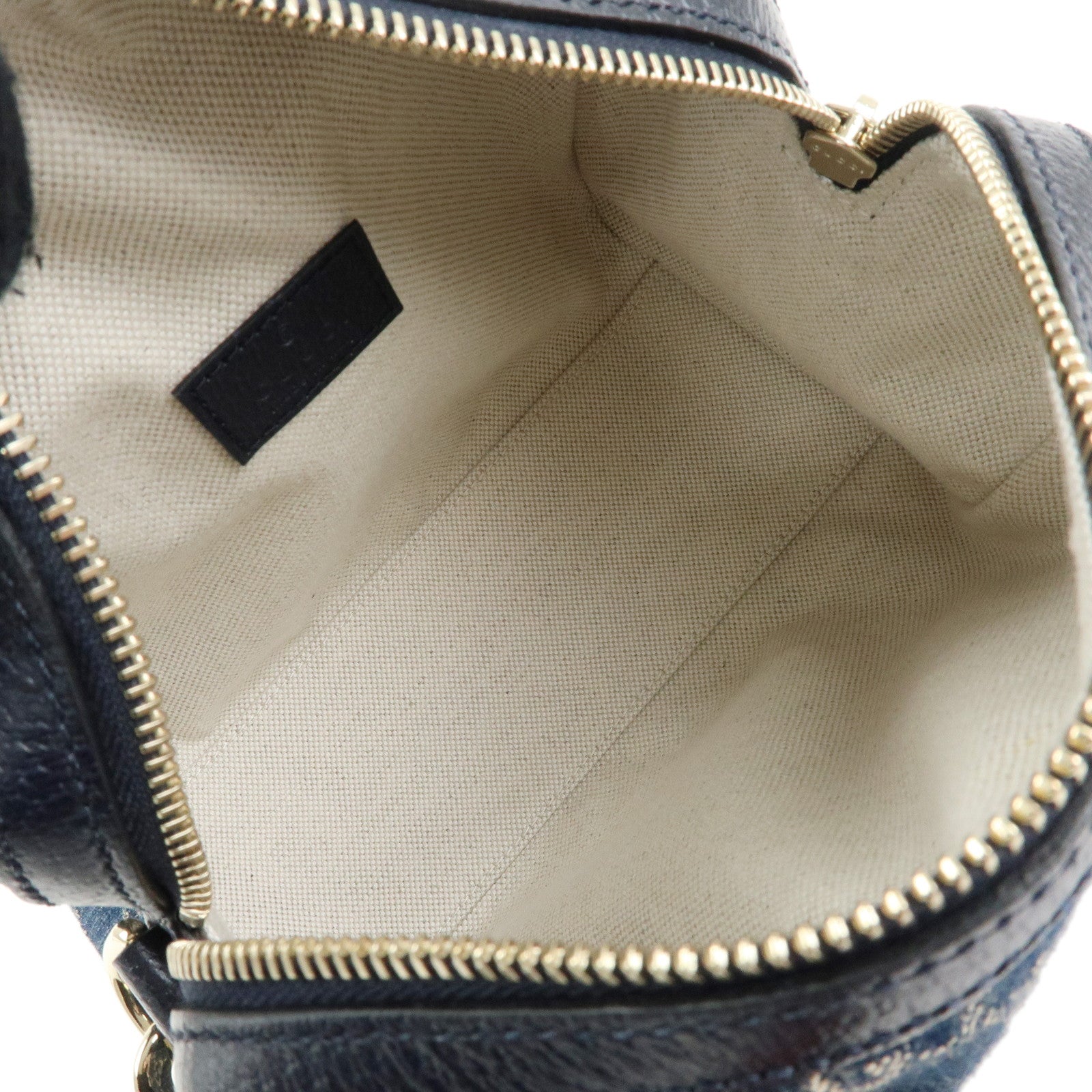 GUCCI Sherry Ophidia GG Denim Leather 2Way Hand Shoulder Bag 859975