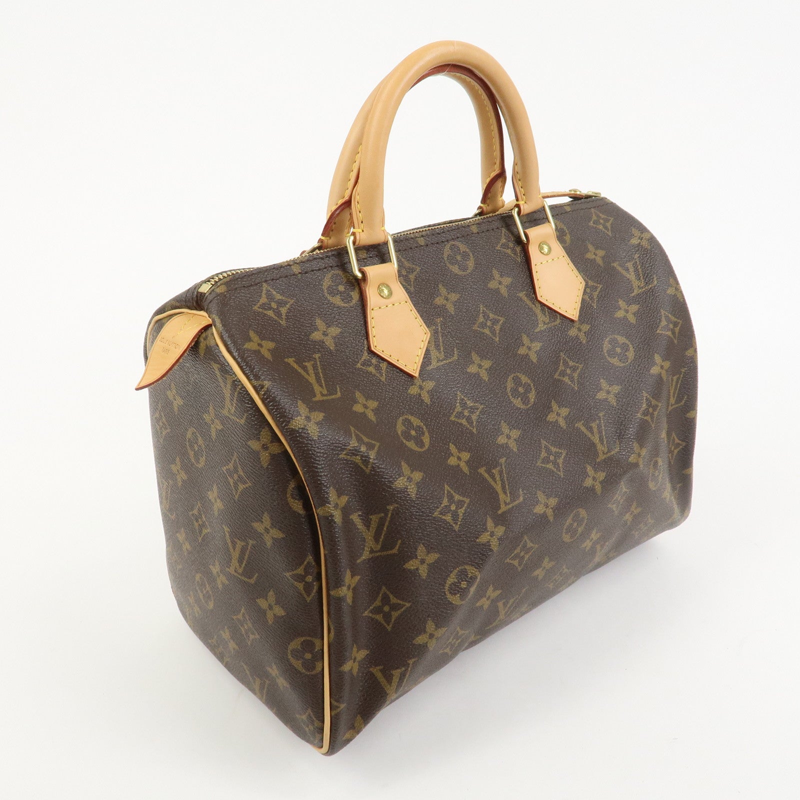 Louis Vuitton Monogram Speedy 30 Boston Bag Hand Bag Brown M41526