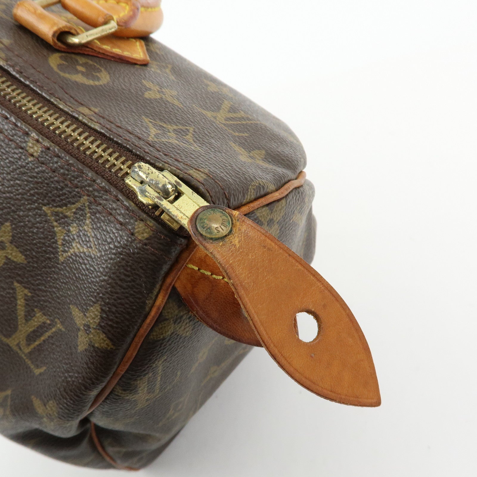 Louis Vuitton Monogram Speedy 30 Boston Bag Hand Bag Brown M41526