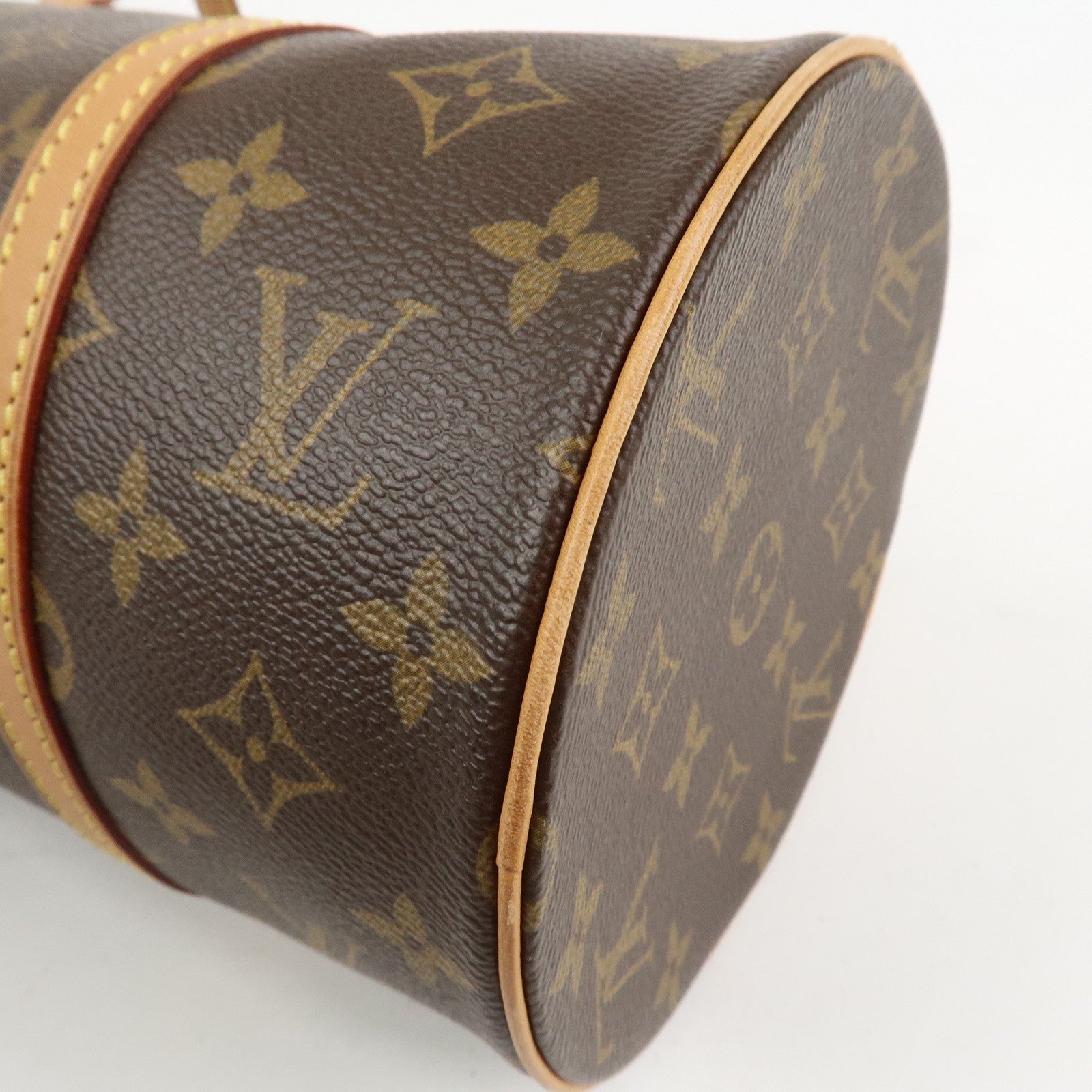 Louis Vuitton Monogram Papillon 30 Hand Bag New Style Brown M51385