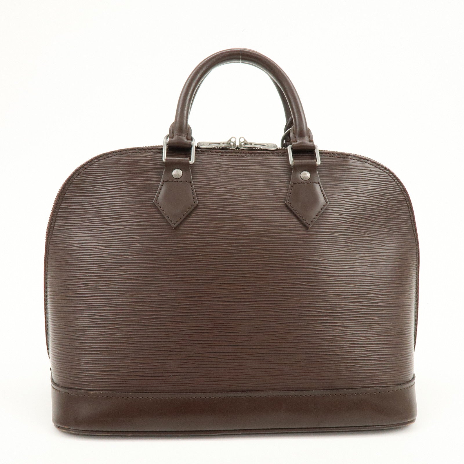 Louis Vuitton Epi Leather Alma Hand Bag Mocha M5214D