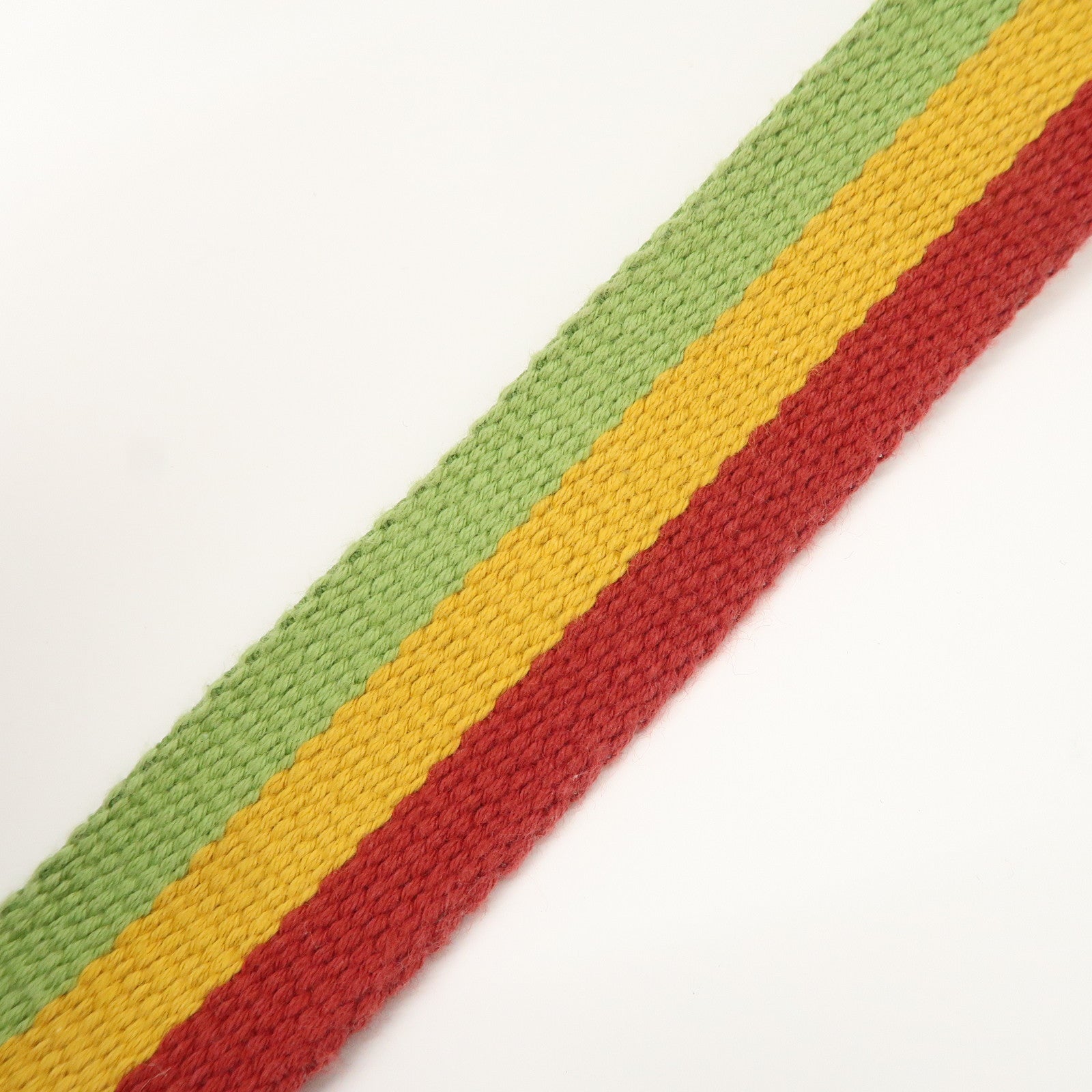 Christian Dior Rasta Trotter Canvas Waist Pouch Beige Red Yellow