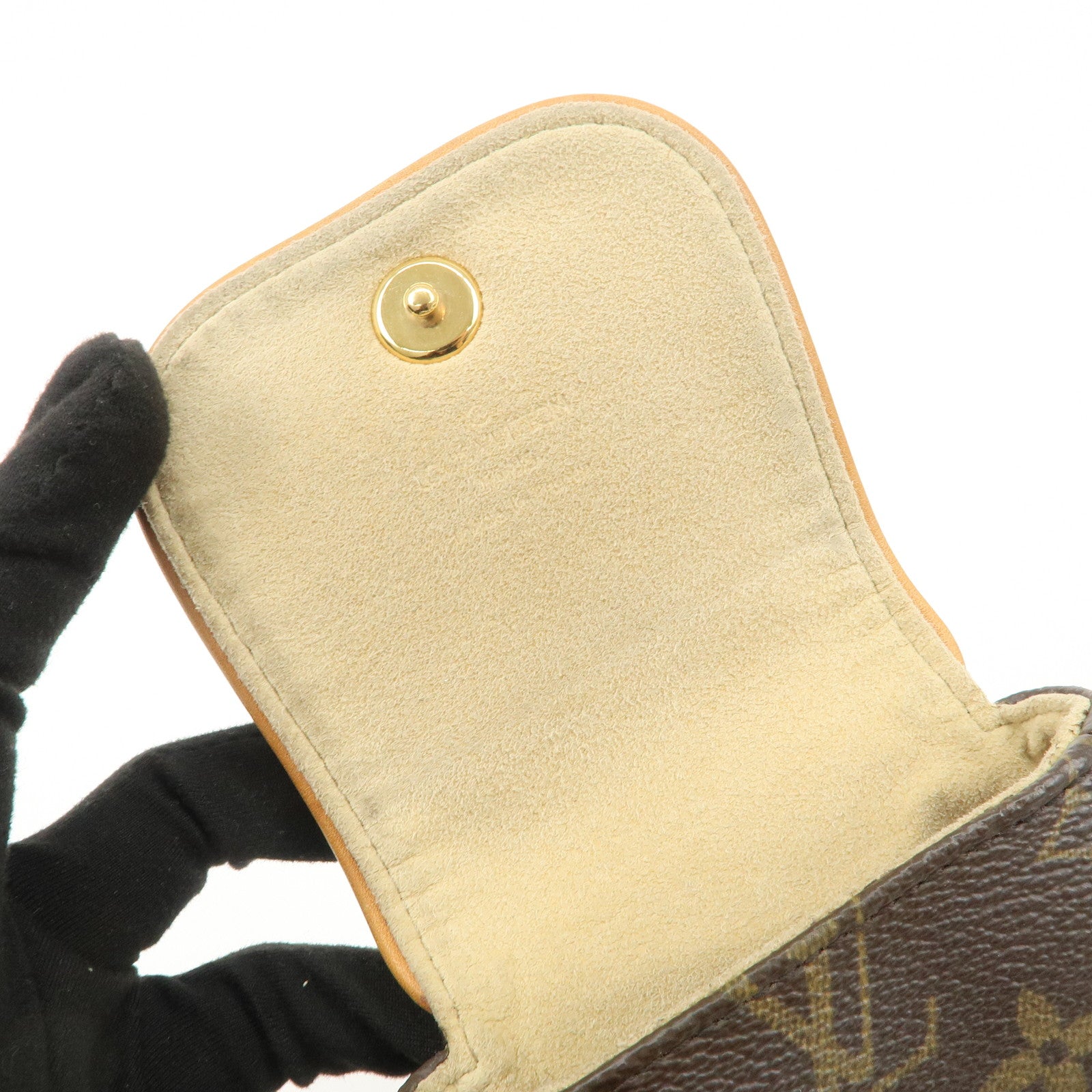 Louis Vuitton Monogram Pochette Cancun Shoulder Bag Pouch M60018