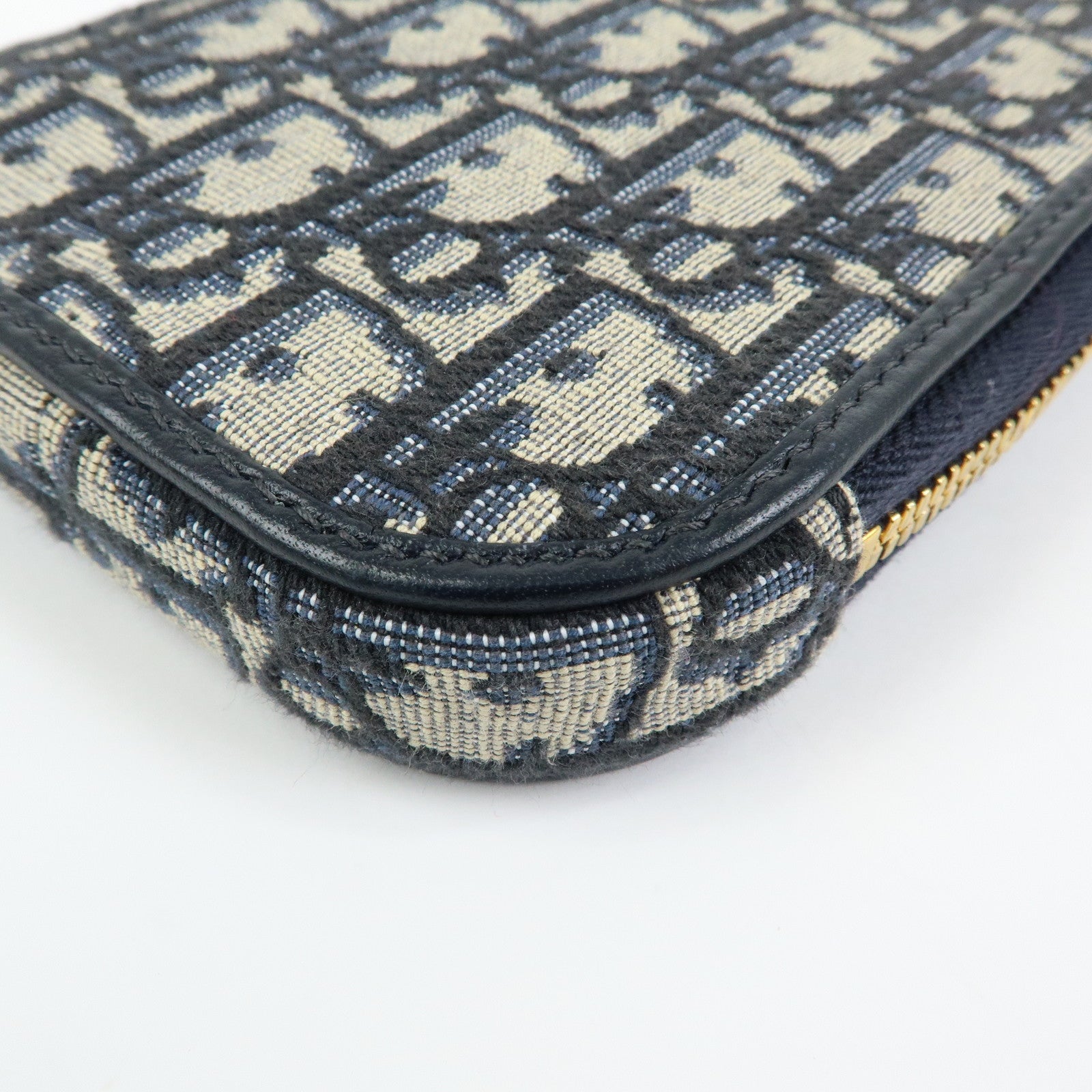 Christian Dior Oblique Jacquard Leather 30 Montaigne Phone Case