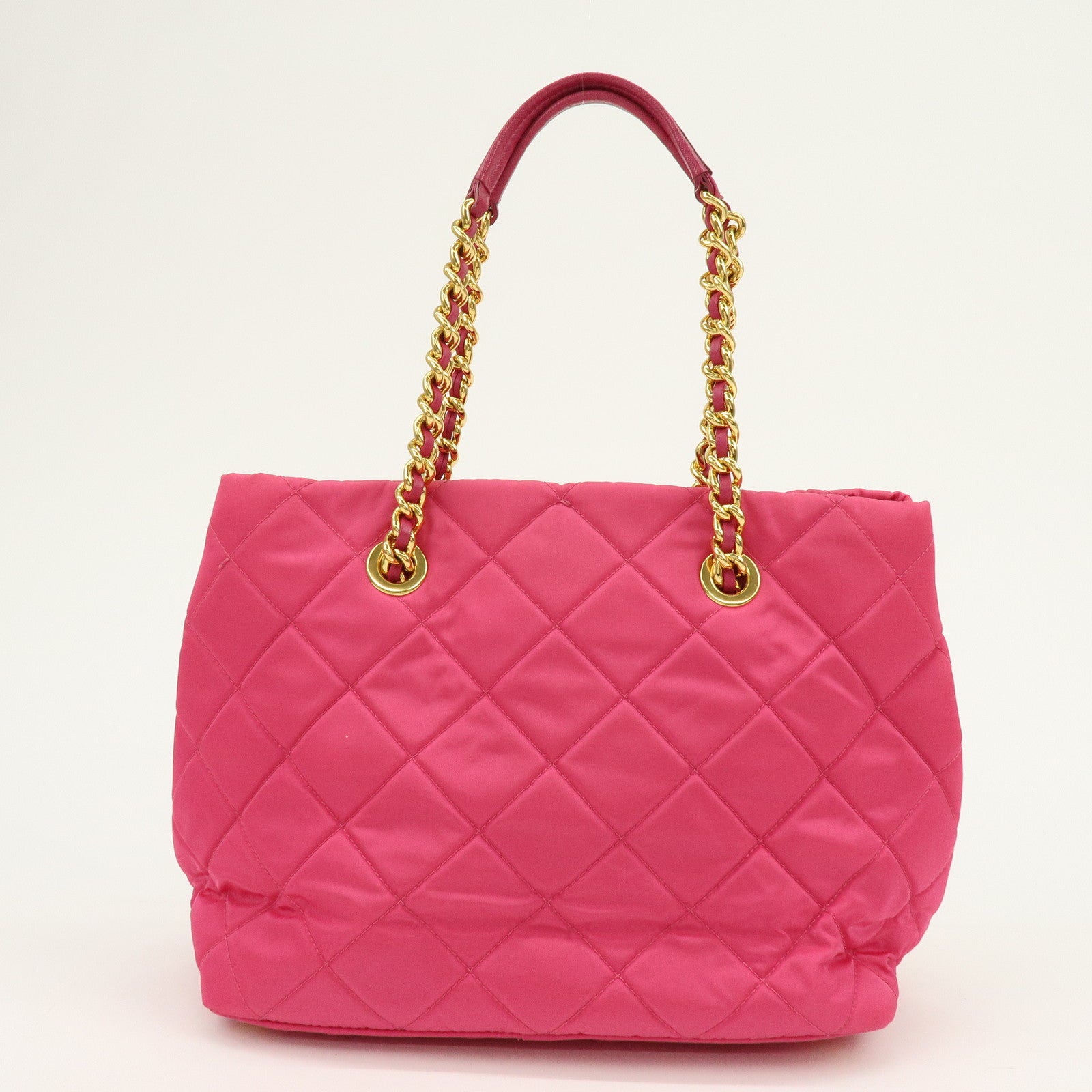PRADA Triangle Logo Nylon 2Way Hand Bag Shoulder Bag Pink BN2740