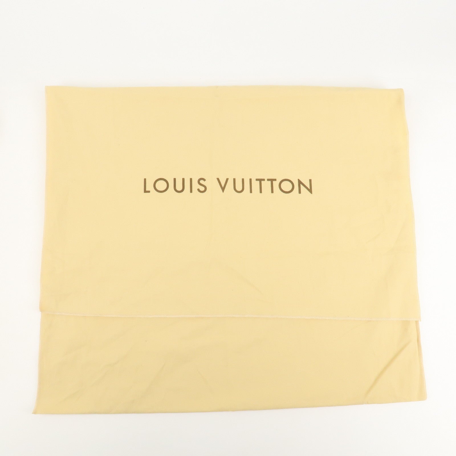 Louis Vuitton Set of 10 Dust Bag Storage Bag Flap Style Beige Used
