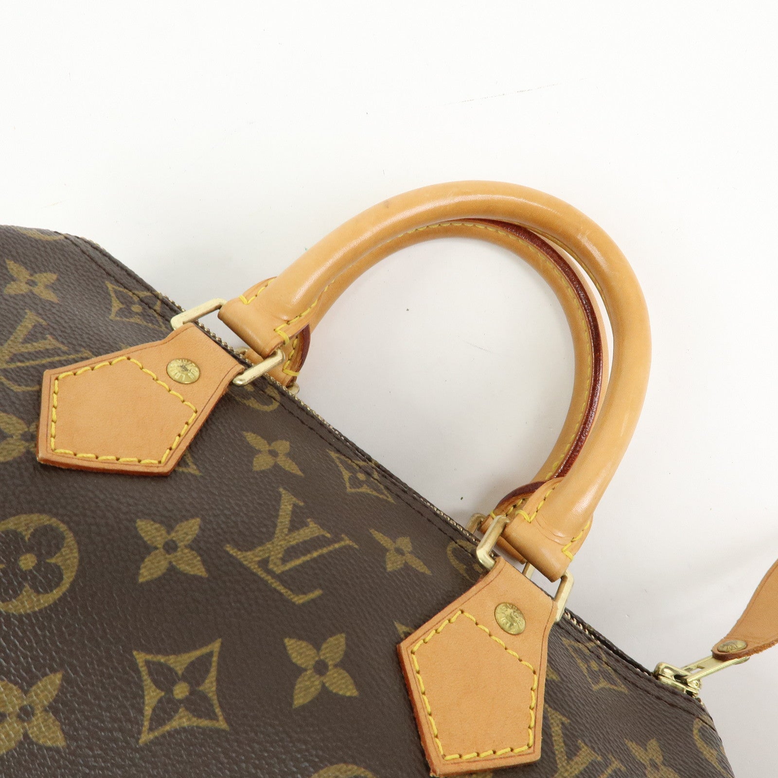Louis Vuitton Monogram Speedy 25 Boston Bag Hand Bag Brown M41528