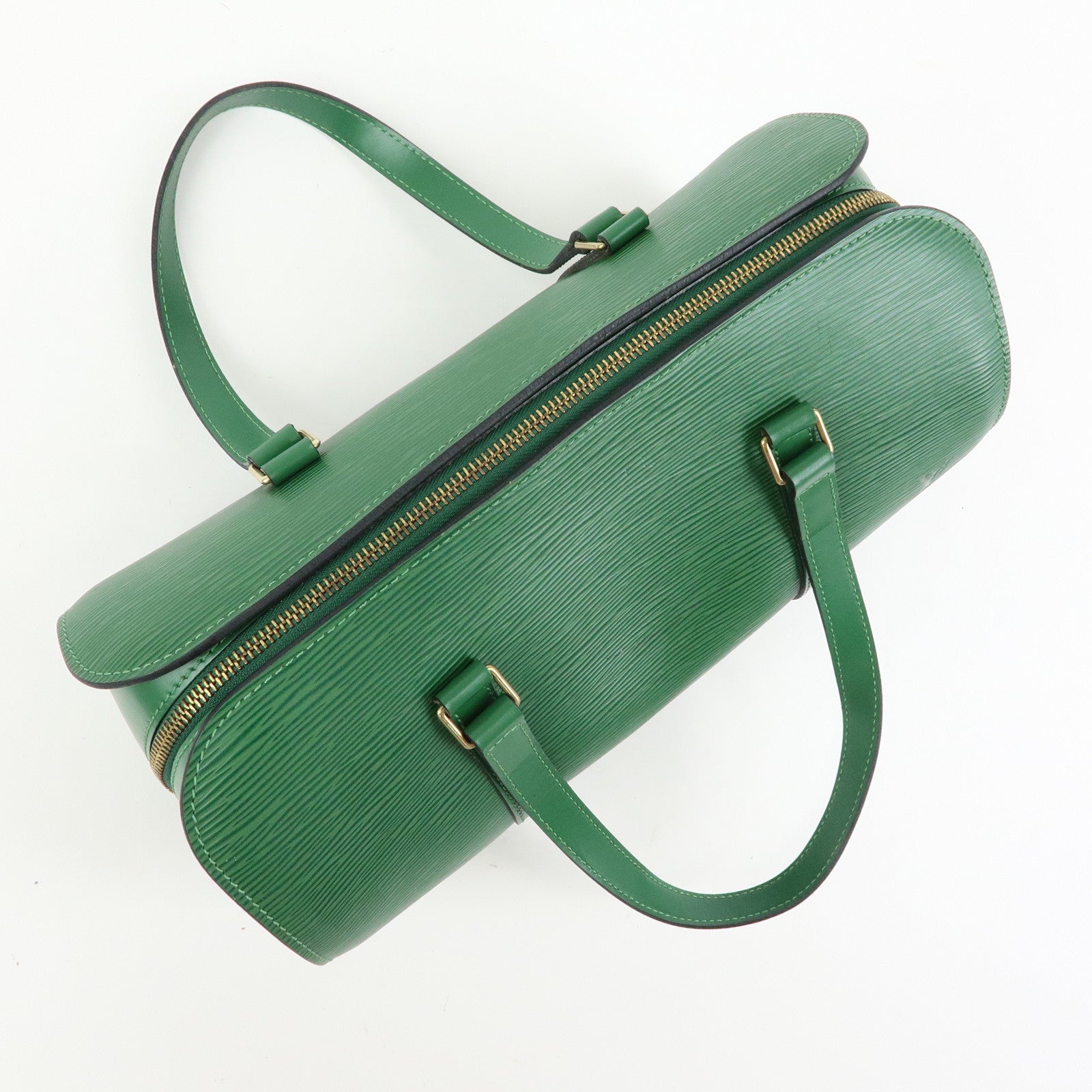 Louis Vuitton Epi Soufflot Hand Bag Borneo Green M52224