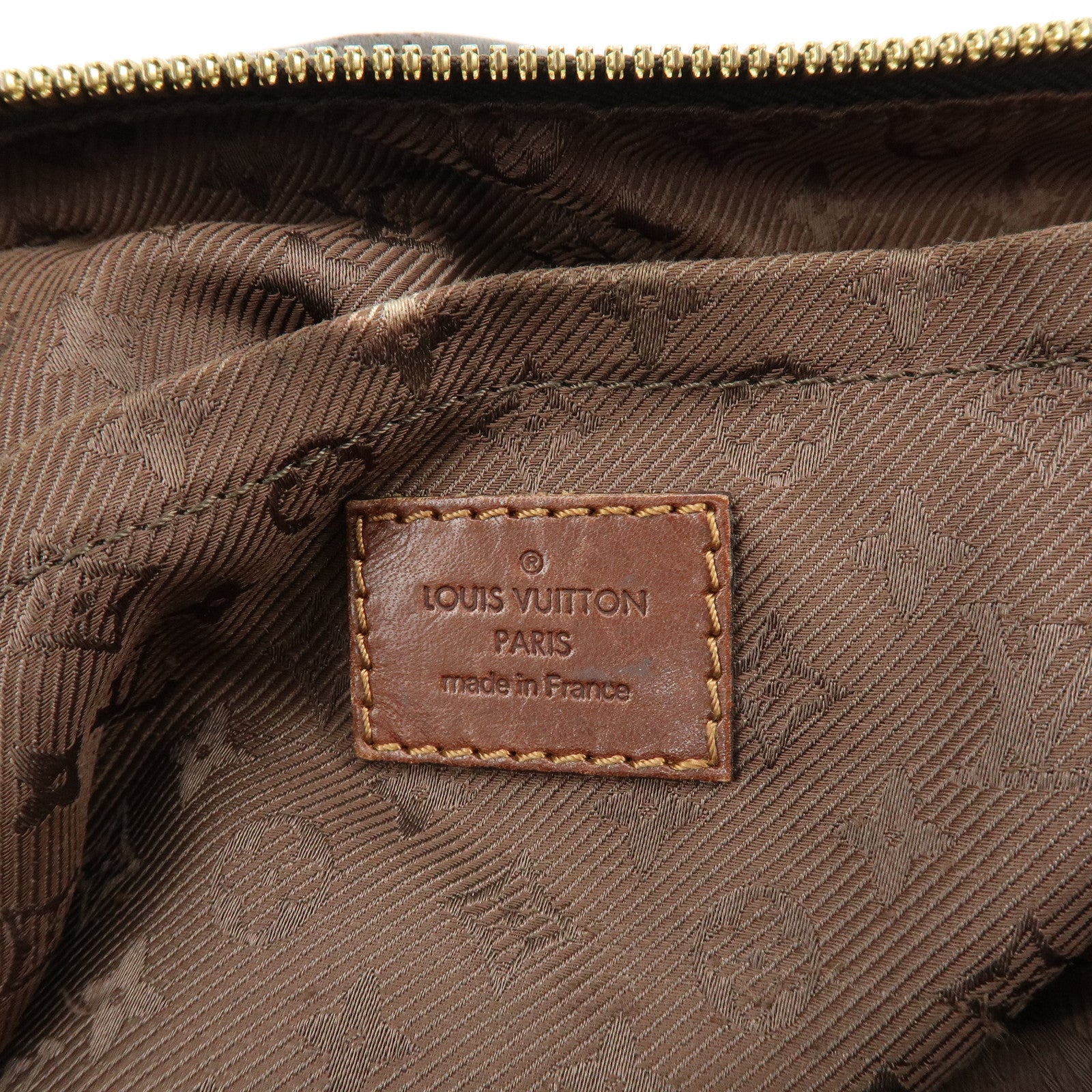 Louis Vuitton Pochette Onata Cuir Leather Shoulder Bag Cacao M40002