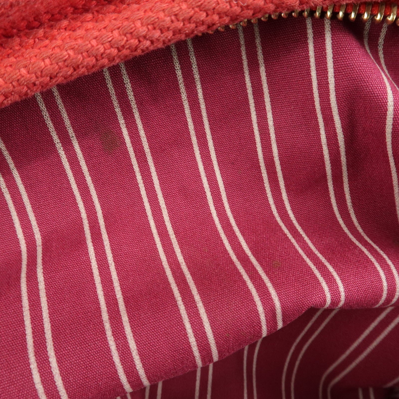 Louis Vuitton Antigua Cabas GM Canvas Shoulder Bag Rouge M40031 Used