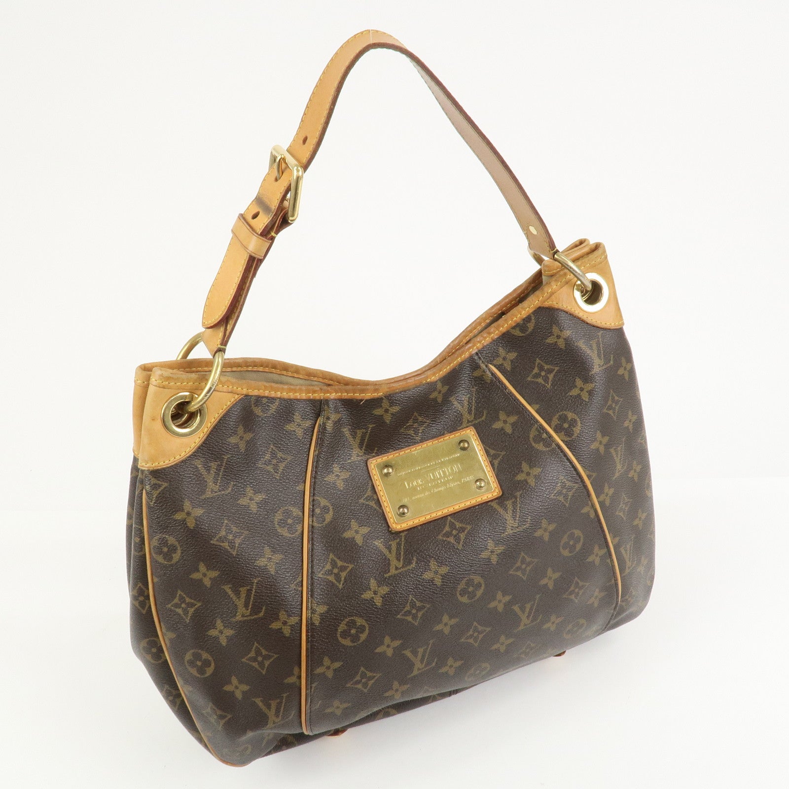 Louis Vuitton Monogram Galliera PM Shoulder Bag Brown M56382