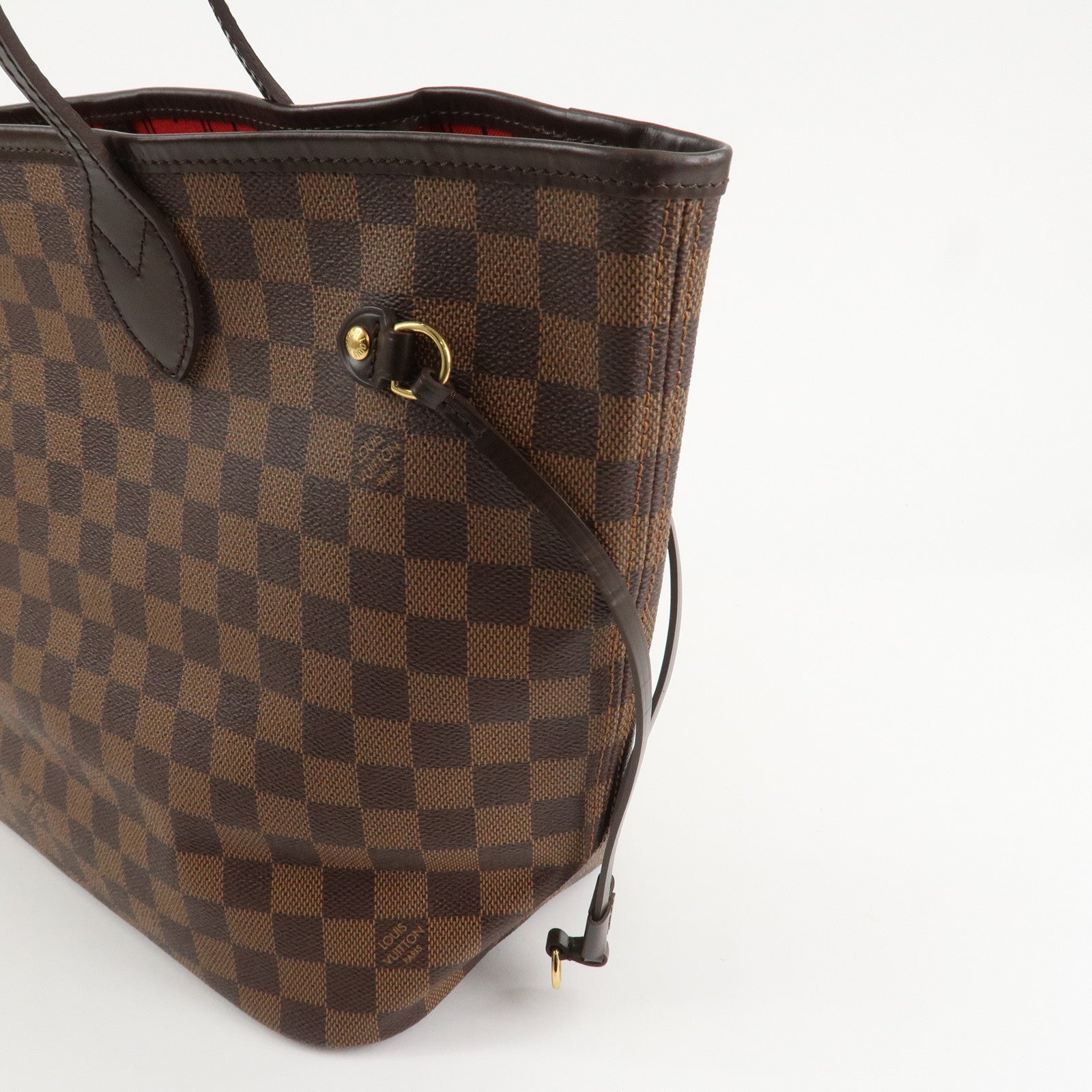 Louis Vuitton Damier Ebene Neverfull MM Tote Bag N51105 Used