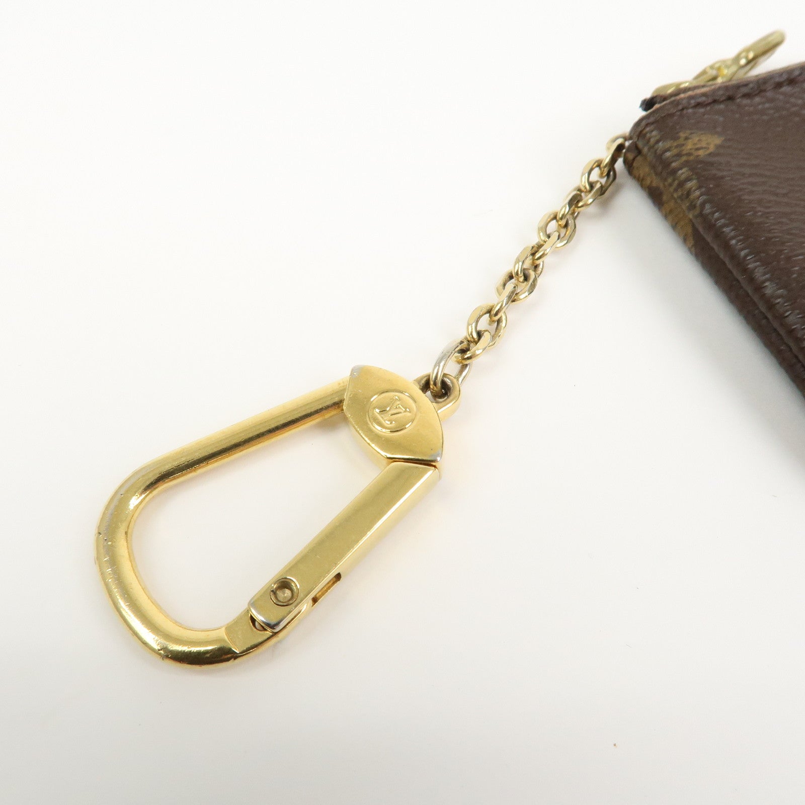 Louis Vuitton Monogram Pochette Cles Coin Case Key Case M62650