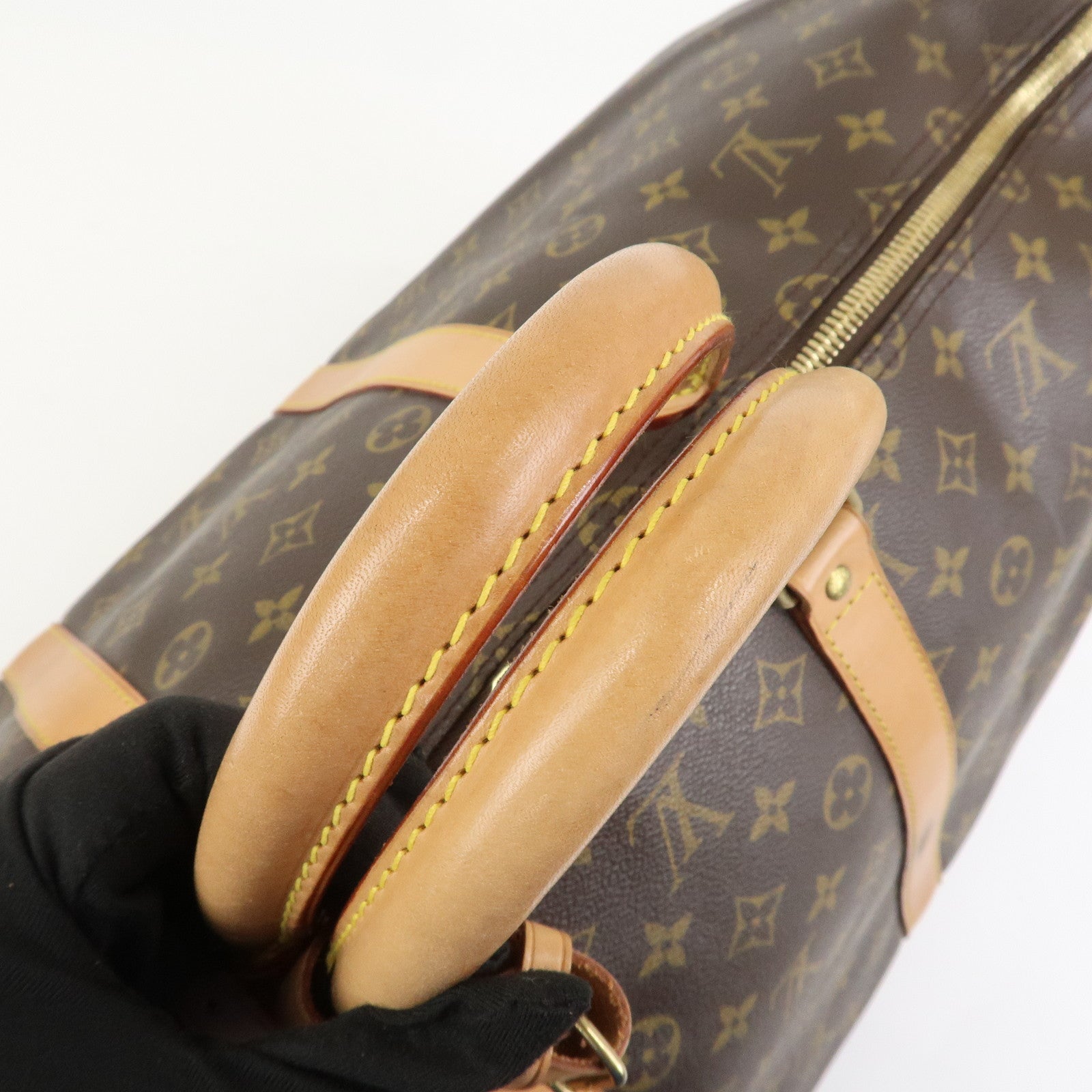 Louis Vuitton Monogram Keep All Bandouliere 55 Boston Bag M41414