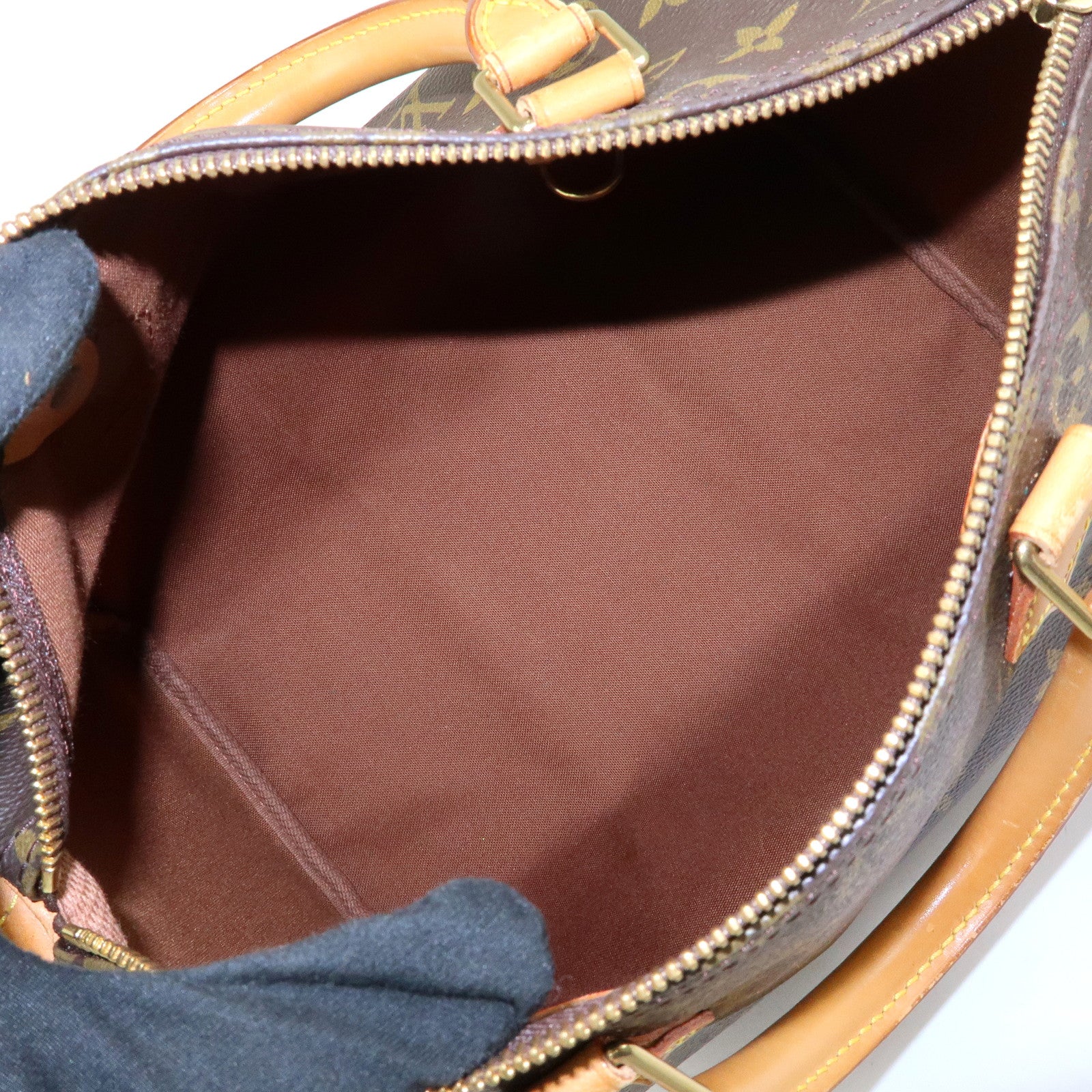 Louis Vuitton Monogram Speedy 30 Boston Bag Hand Bag Brown M41526