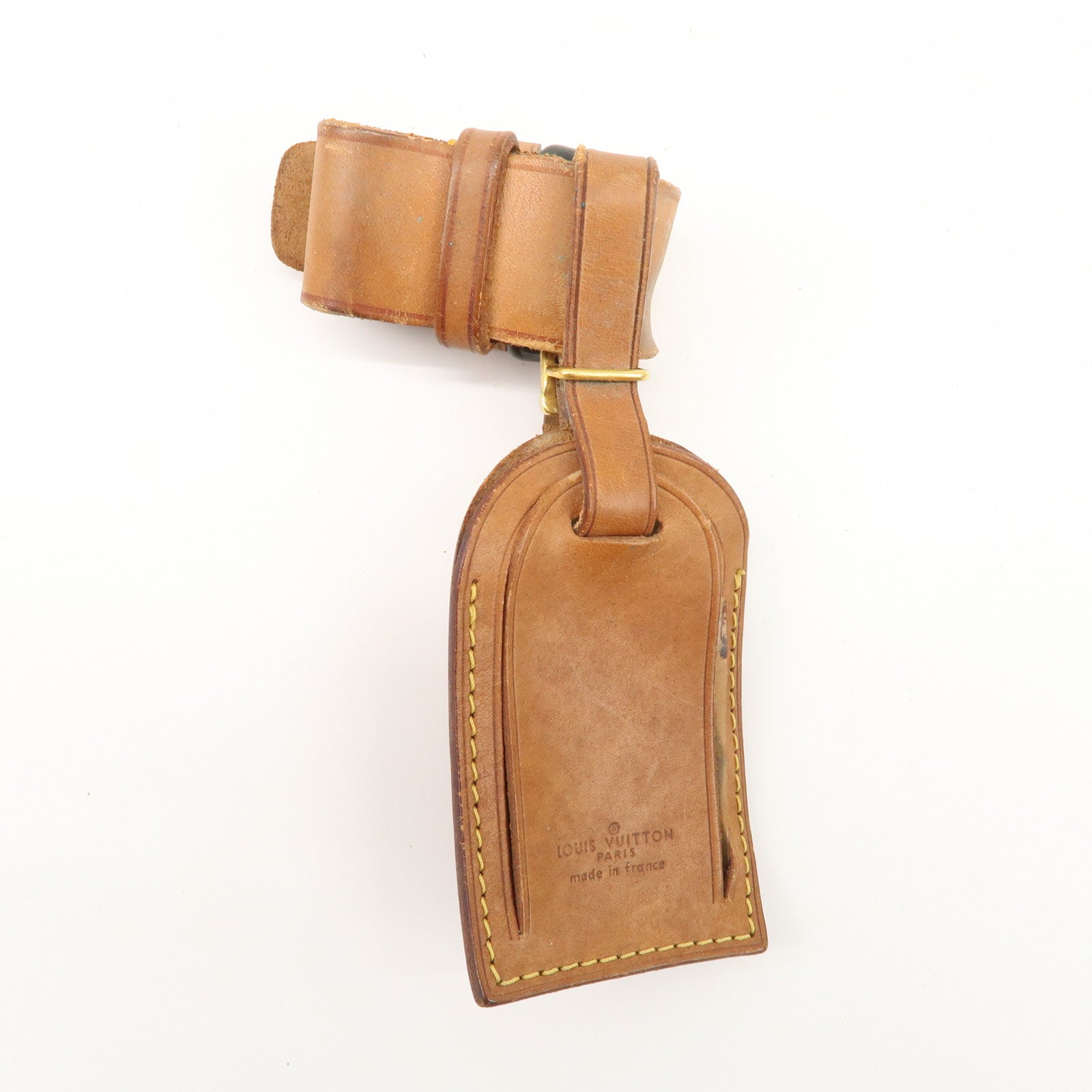 Louis Vuitton Set of 15 Nume Leather Name Tag & Poignet Natural Used